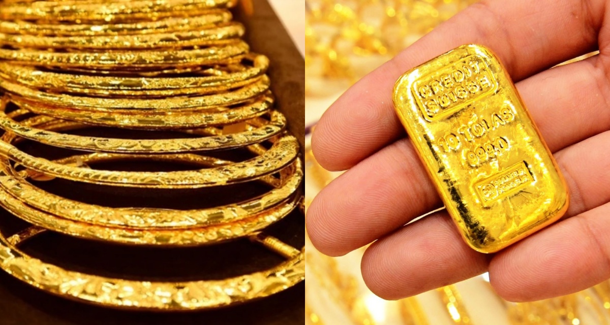 Gi&aacute; v&agrave;ng h&ocirc;m nay (s&aacute;ng 22/4) giảm, v&agrave;ng SJC v&agrave; nhẫn 9999 điều chỉnh, gi&aacute; v&agrave;ng thế giới mất mốc quan trọng 