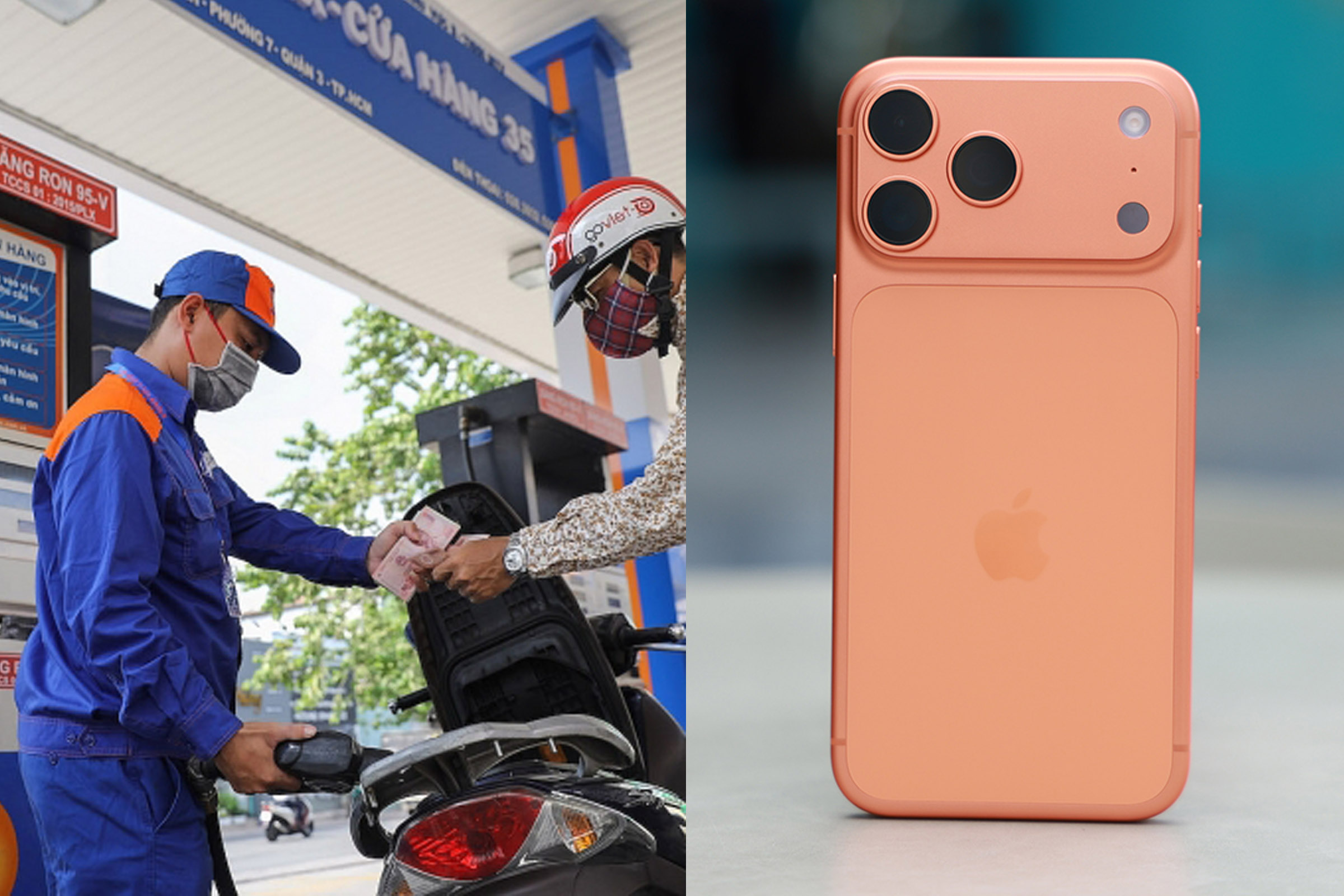 Gi&aacute; xăng dầu Petrolimex trưa h&ocirc;m nay 22/4: Xăng RON95, dầu diesel giảm mạnh gần 38%, gi&aacute; b&aacute;n iPhone 17 c&oacute; ảnh hưởng?