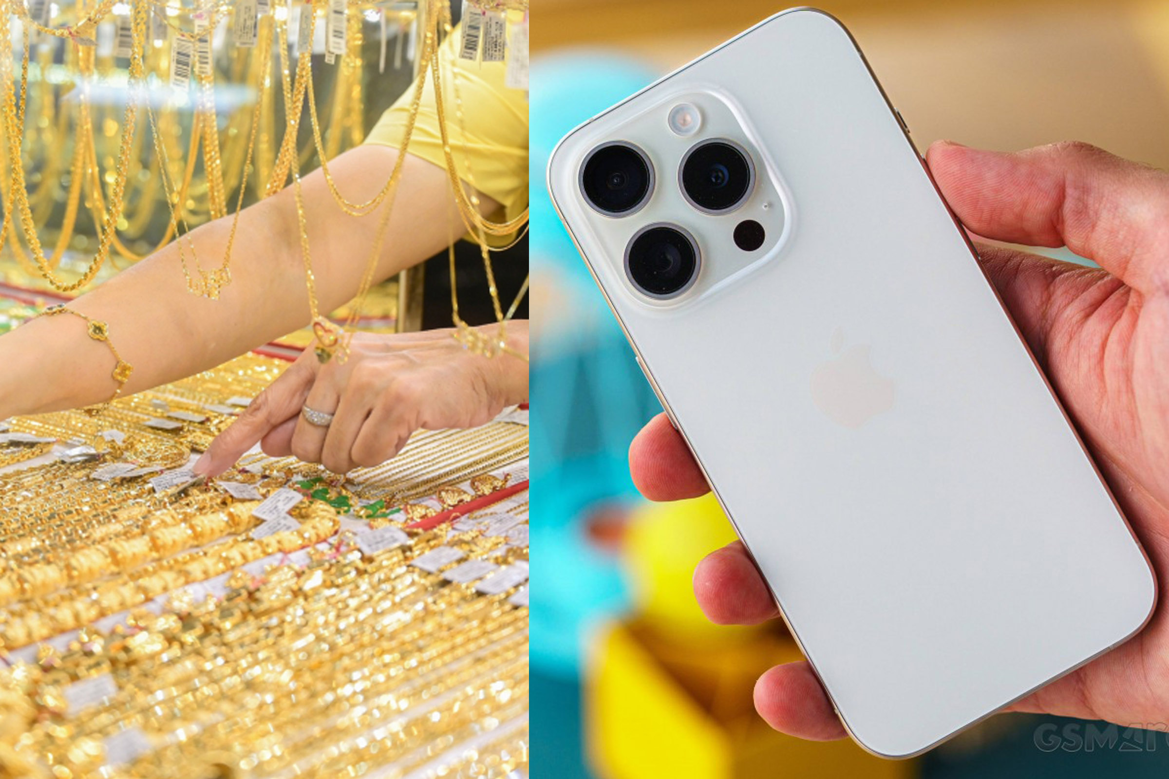 Gi&aacute; v&agrave;ng h&ocirc;m nay 22/4: V&agrave;ng SJC, v&agrave;ng nhẫn 9999, v&agrave;ng nhẫn trơn đồng loạt giảm cả triệu, gi&aacute; iPhone 15 c&oacute; giảm kh&ocirc;ng?