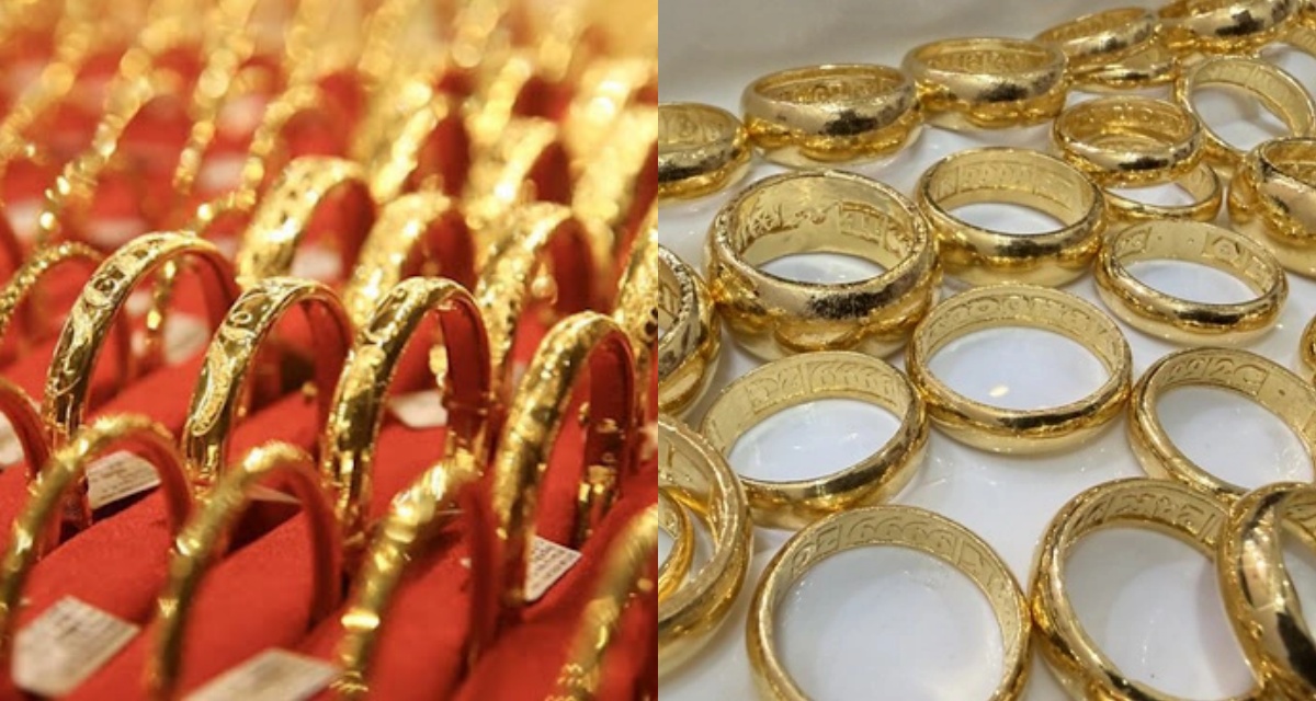 Gi&aacute; v&agrave;ng h&ocirc;m nay (chốt phi&ecirc;n 22.4): V&agrave;ng SJC, nhẫn 9999 c&ugrave;ng giảm, thị trường chờ t&iacute;n hiệu từ Trung Đ&ocirc;ng