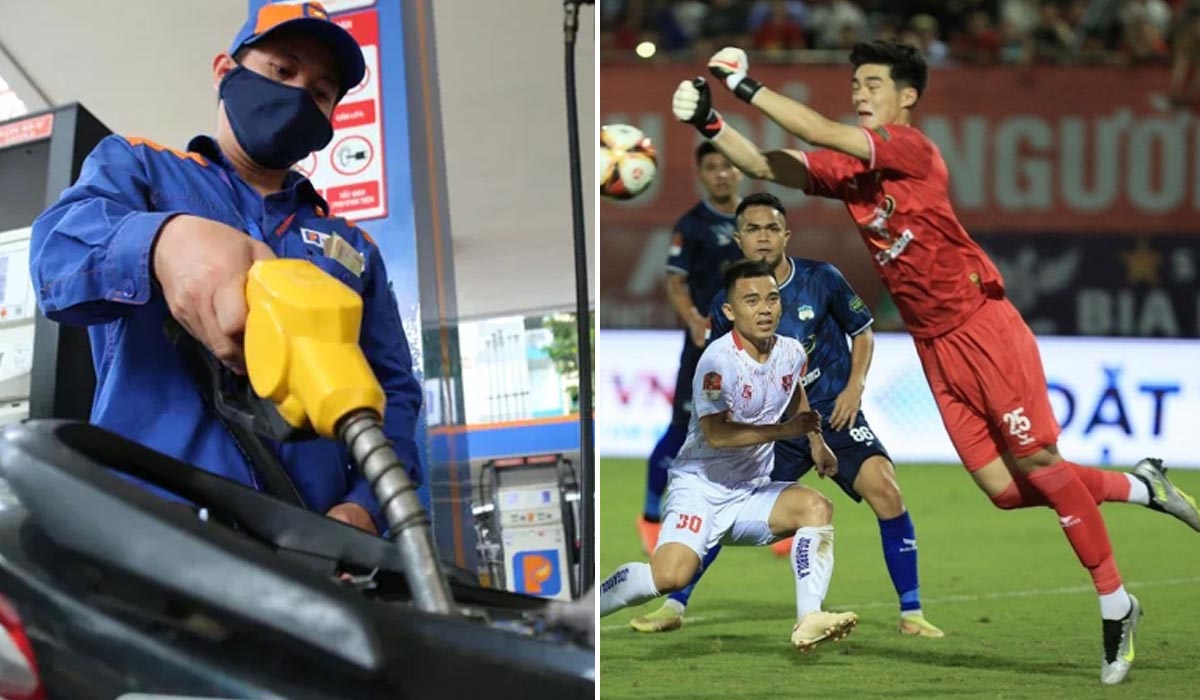 Gi&aacute; xăng dầu mới nhất chiều 22/4: RON95 \'rẻ hết nấc\', gi&aacute; v&eacute; xem HAGL vs Hải Ph&ograve;ng rẻ hơn 1 l&iacute;t xăng