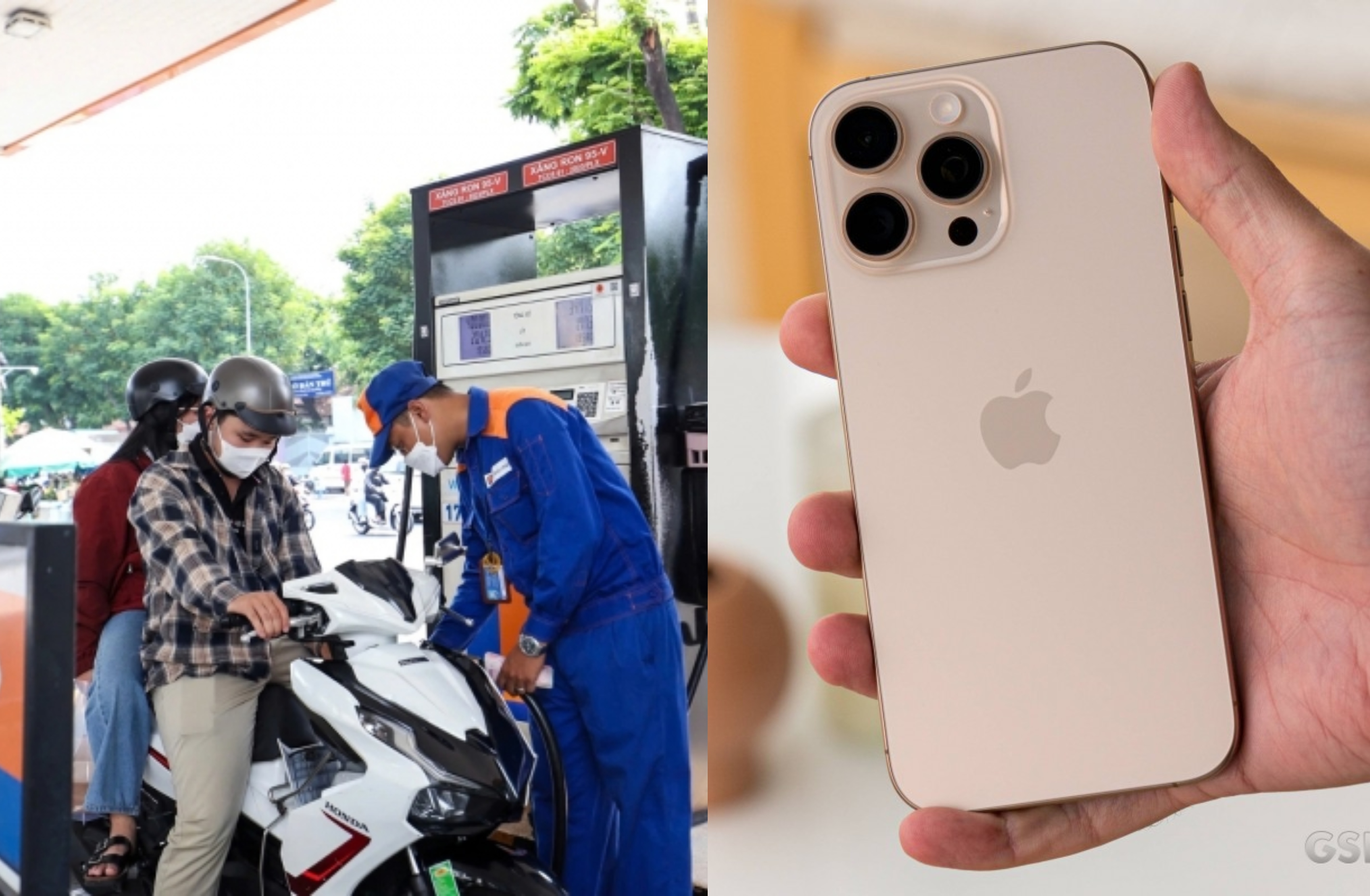 Bảng gi&aacute; xăng dầu trưa h&ocirc;m nay 22/4: Gi&aacute; dầu diesel thấp kỷ lục, gi&aacute; xăng RON95, RON92 rẻ, iPhone Pro Max n&agrave;o rẻ nhất?