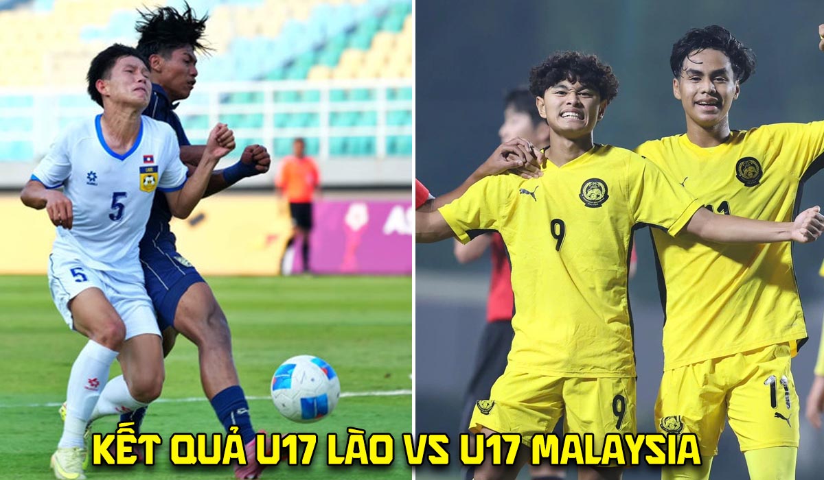 Kết quả, tỷ số U17 L&agrave;o vs U17 Malaysia h&ocirc;m nay 22/4: Bại tướng của ĐT Việt Nam thắng hủy diệt