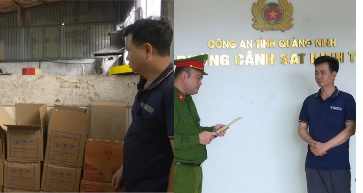 Quảng Ninh: R&ugrave;ng m&igrave;nh cơ sở sản xuất dấm giả từ axit độc hại, d&aacute;n nh&atilde;n &lsquo;ủ men gạo&rsquo; lừa người ti&ecirc;u d&ugrave;ng