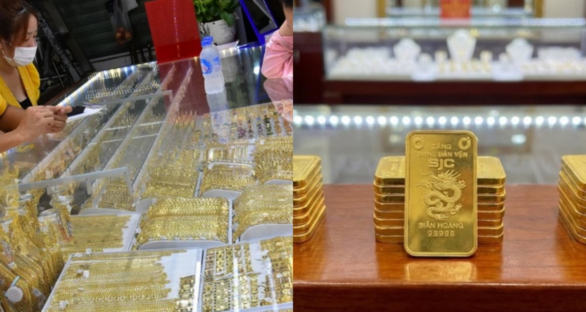 Gi&aacute; v&agrave;ng h&ocirc;m nay (trưa 22/4): V&agrave;ng SJC, nhẫn 9999, DOJI, PNJ, BTMC lao dốc kh&ocirc;ng phanh, người &lsquo;đu đỉnh&rsquo; lỗ bao nhi&ecirc;u? 