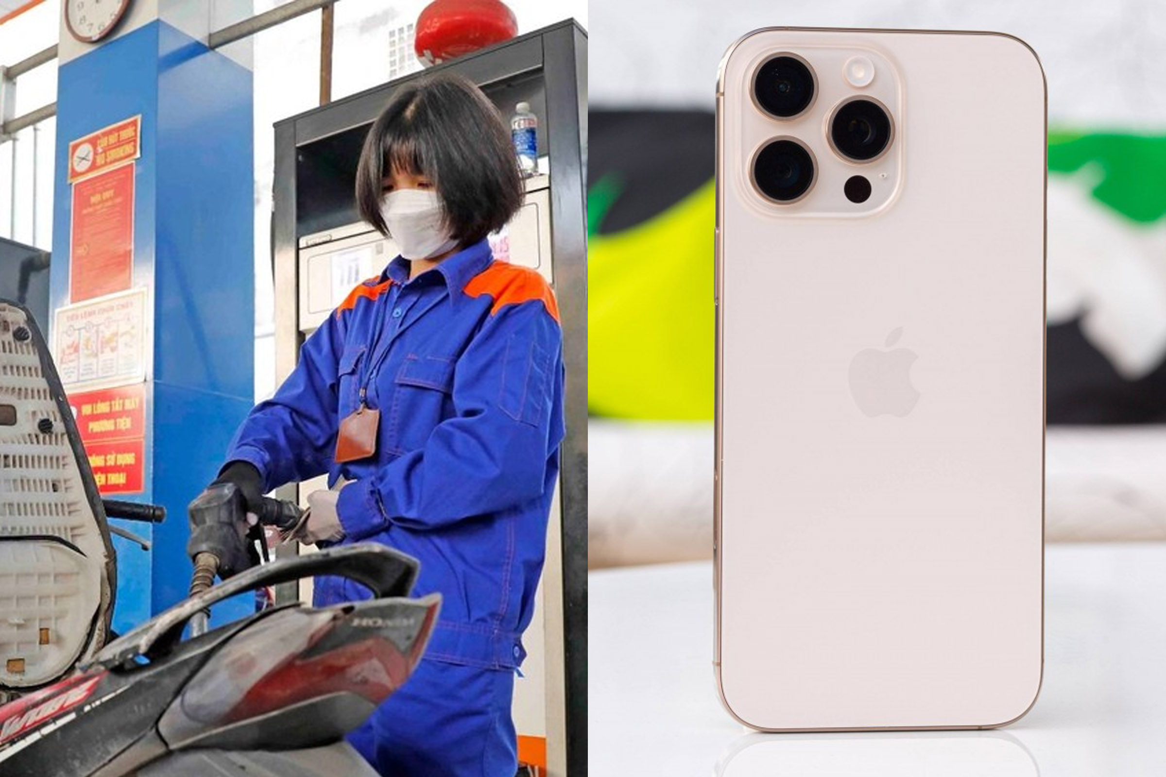 Bảng gi&aacute; xăng dầu chiều h&ocirc;m nay 23/4: Gi&aacute; xăng giảm c&ograve;n chưa đến 22.000 đồng/l&iacute;t, dầu diesel rẻ, gi&aacute; iPhone 16 ra sao?