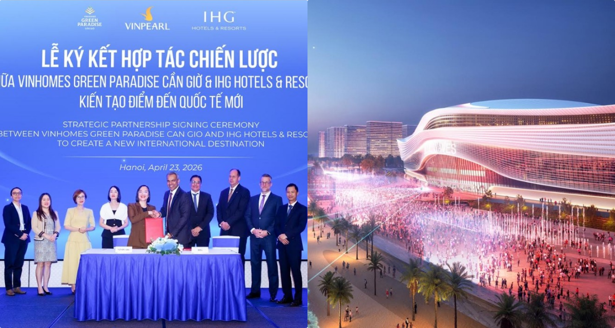 Vinhomes Green Paradise Cần Giờ v&agrave; IHG Hotels & Resorts hợp t&aacute;c đưa 4 thương hiệu kh&aacute;ch sạn quốc tế tới si&ecirc;u đ&ocirc; thị biển