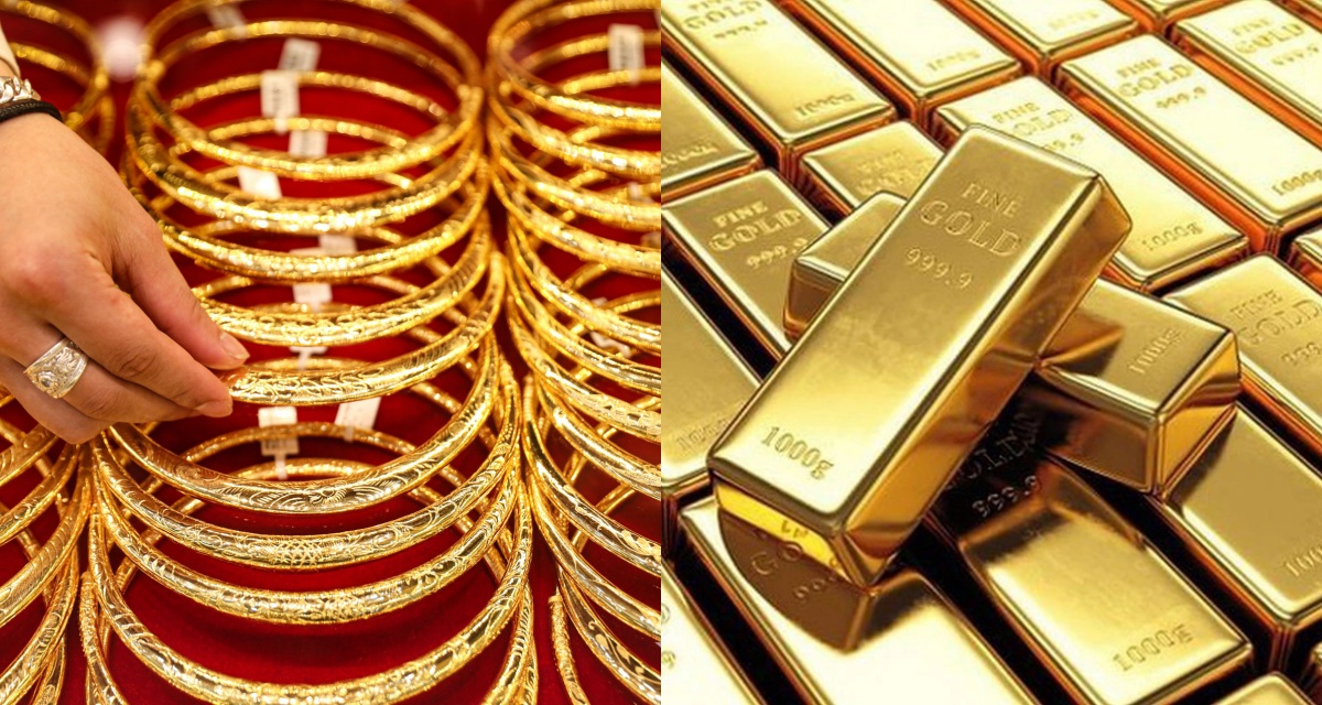 Gi&aacute; v&agrave;ng h&ocirc;m nay (S&aacute;ng 23/4): V&agrave;ng SJC, nhẫn BTMC, BTMH, DOJI lao dốc, người &lsquo;đu đỉnh&rsquo; lỗ bao nhi&ecirc;u? 