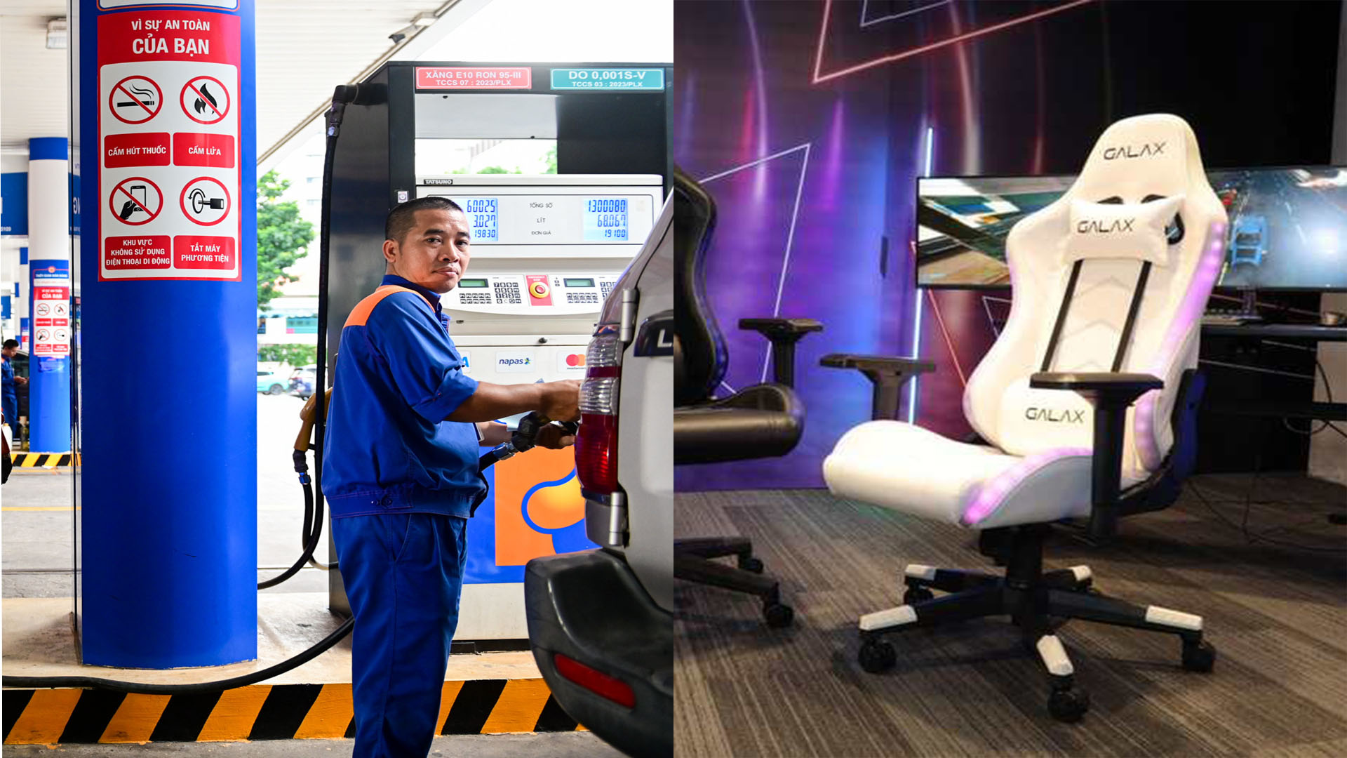 Gi&aacute; xăng dầu h&ocirc;m nay 24/4 \'rẻ như rau\', cập nhật ngay bảng gi&aacute; c&aacute;c mẫu ghế gaming chất lượng nhất 2026