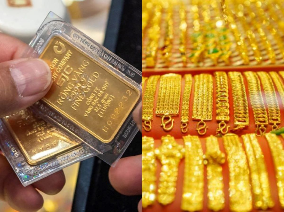 Gi&aacute; v&agrave;ng h&ocirc;m nay 23/4: V&agrave;ng SJC rớt gi&aacute; mạnh, ch&ecirc;nh lệch mua b&aacute;n thu hẹp hiếm thấy