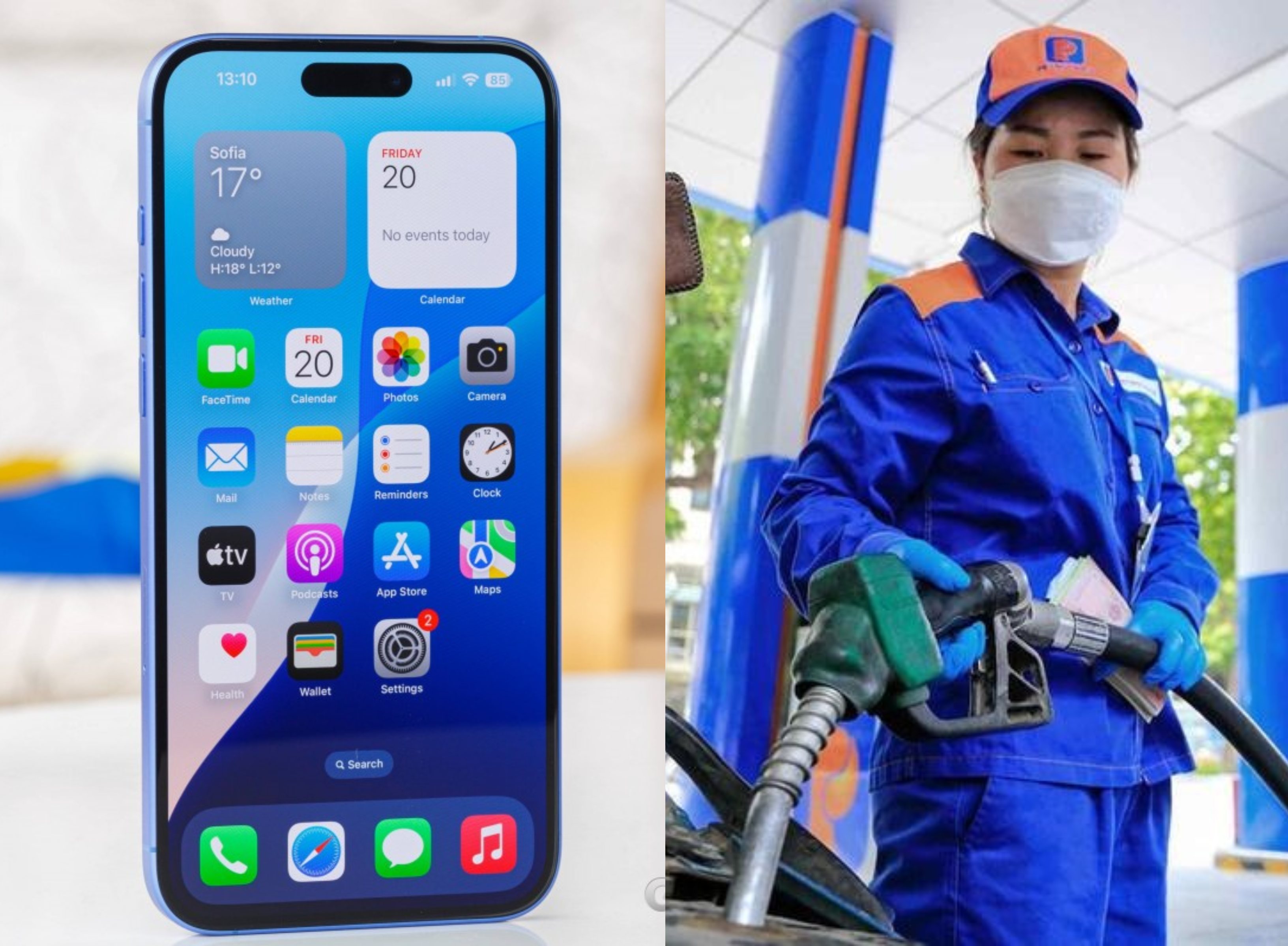 Gi&aacute; xăng dầu Petrolimex h&ocirc;m nay 23/4: Gi&aacute; xăng E5 RON92 hơn 21.000 đồng/l&iacute;t, dầu diesel rẻ kỷ lục, iPhone 16 Plus ra sao