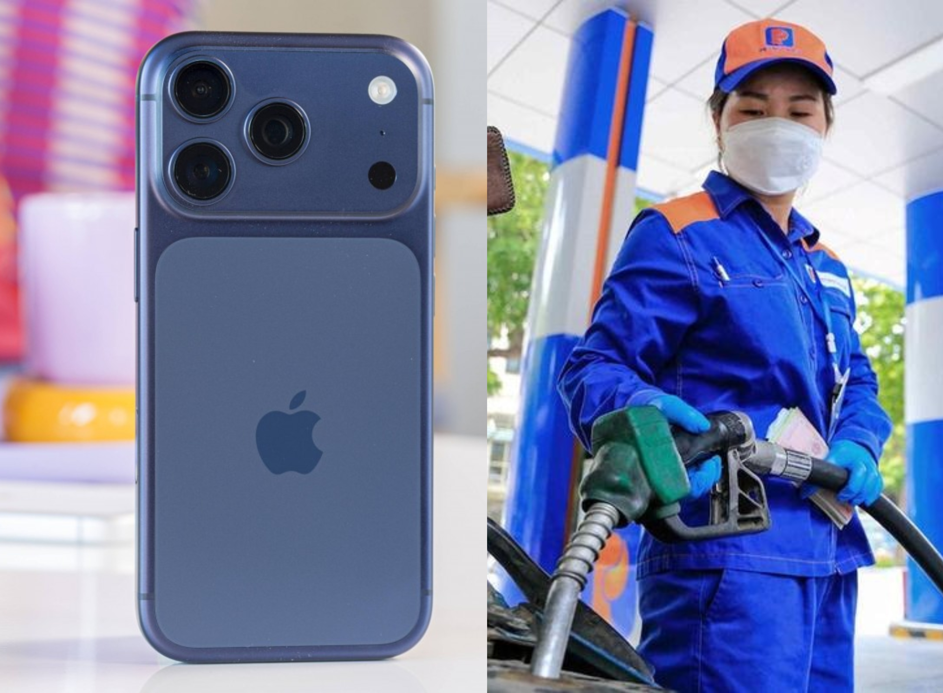 Gi&aacute; xăng dầu h&ocirc;m nay 23/4: Gi&aacute; xăng RON 95 chỉ hơn 23.000 đồng/l&iacute;t, dầu dưới 30.000 đồng/l&iacute;t, iPhone 17 gi&aacute; ra sao