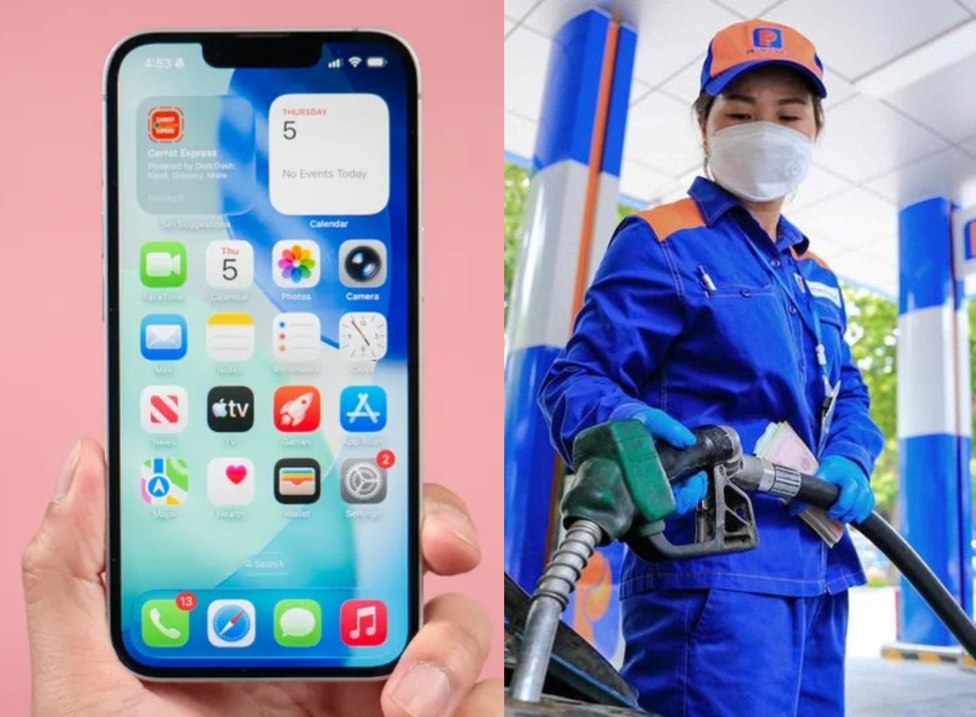 Gi&aacute; xăng dầu chiều h&ocirc;m nay 23/4: Xăng RON 95 chạm ngưỡng 22.000 đồng, iPhone 17e cũng giảm s&acirc;u rẻ b&egrave;o