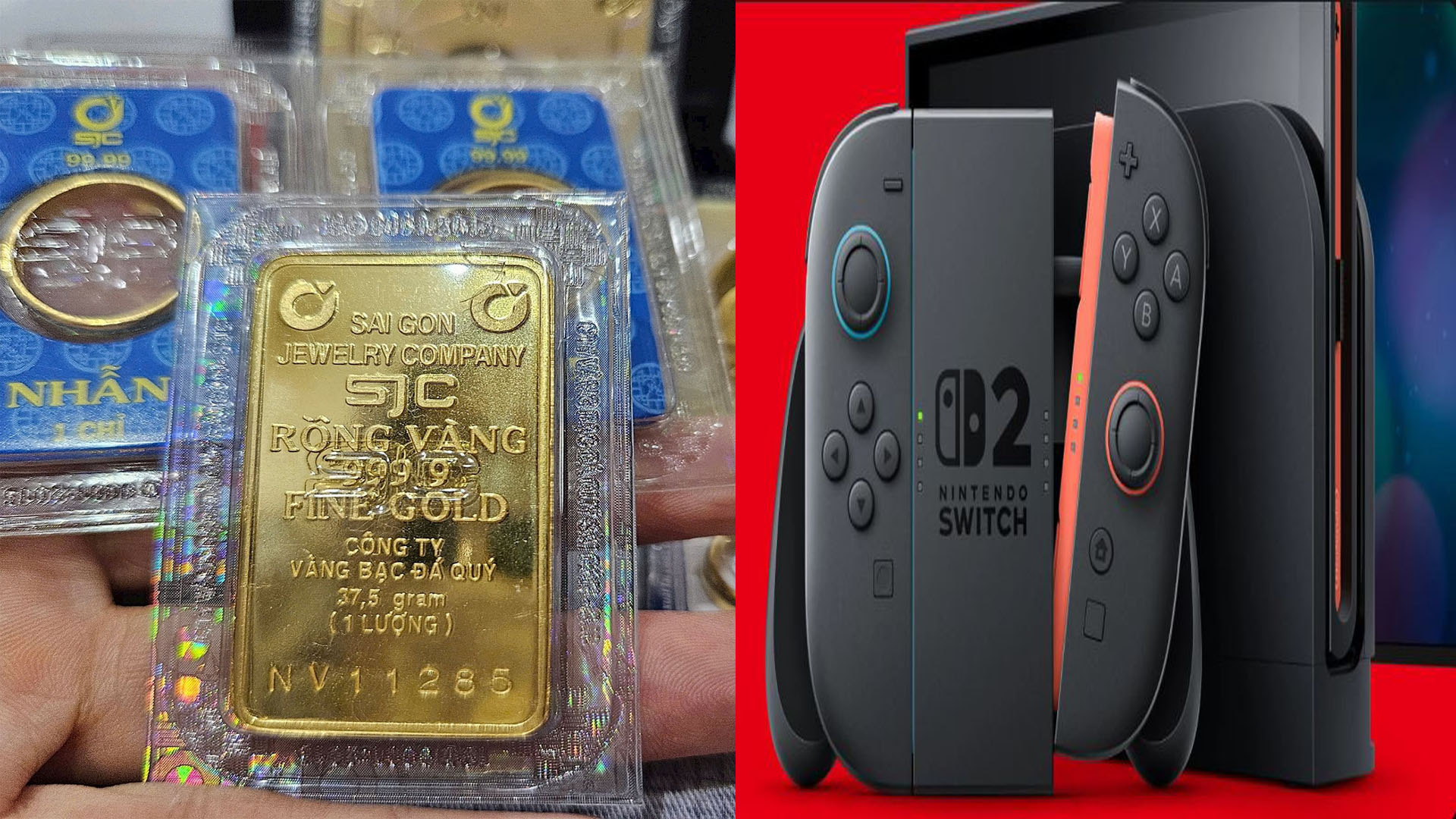 Gi&aacute; v&agrave;ng SJC, v&agrave;ng nhẫn h&ocirc;m nay 23/4 rớt gi&aacute; mạnh, gi&aacute; b&aacute;n Nintendo Switch 2 tại Việt Nam liệu c&oacute; bị ảnh hưởng?