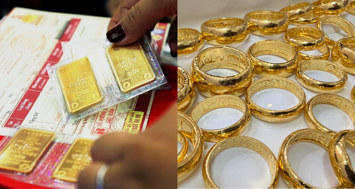 Gi&aacute; v&agrave;ng h&ocirc;m nay 23/4: V&agrave;ng nhẫn, v&agrave;ng miếng SJC tụt mạnh, mức ch&ecirc;nh lệch ở ngưỡng cao