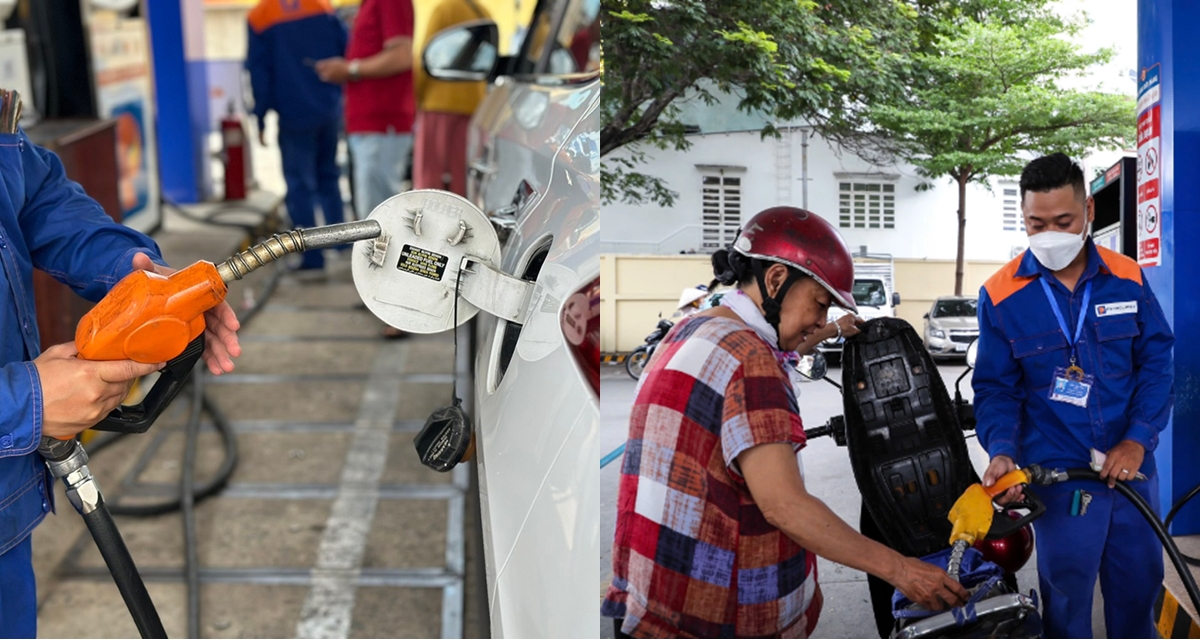 Gi&aacute; xăng dầu mới nhất h&ocirc;m nay 23/4: Rớt thủng đ&aacute;y, RON 95 v&agrave; dầu Diesel ở Việt Nam rẻ nhất 4 nước l&acirc;n cận