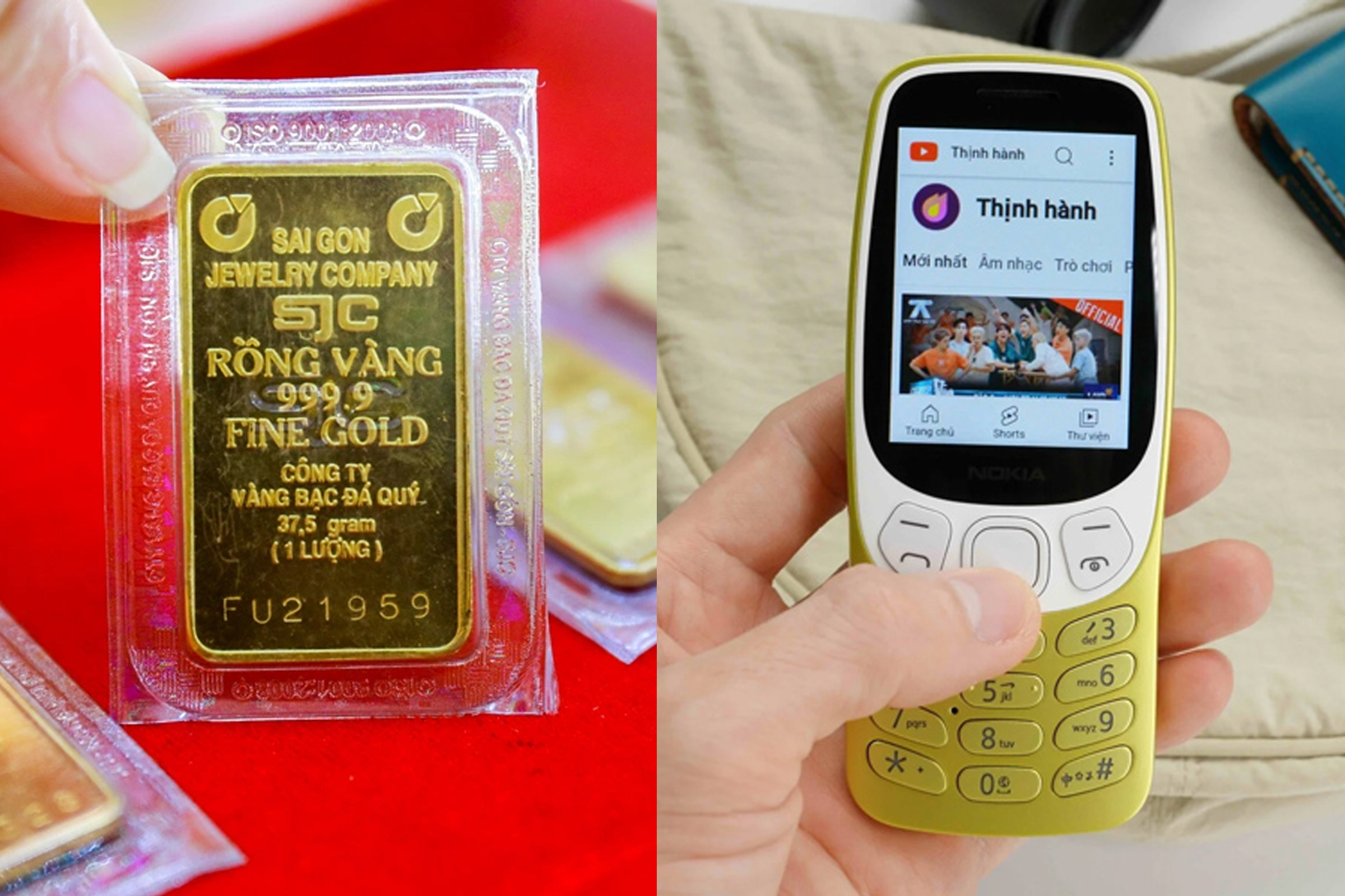 Gi&aacute; v&agrave;ng h&ocirc;m nay 24/4: V&agrave;ng SJC rơi nhanh xuống dưới 169 triệu đồng/lượng, v&agrave;ng DOJI lao dốc, gi&aacute; điện thoại Nokia rẻ