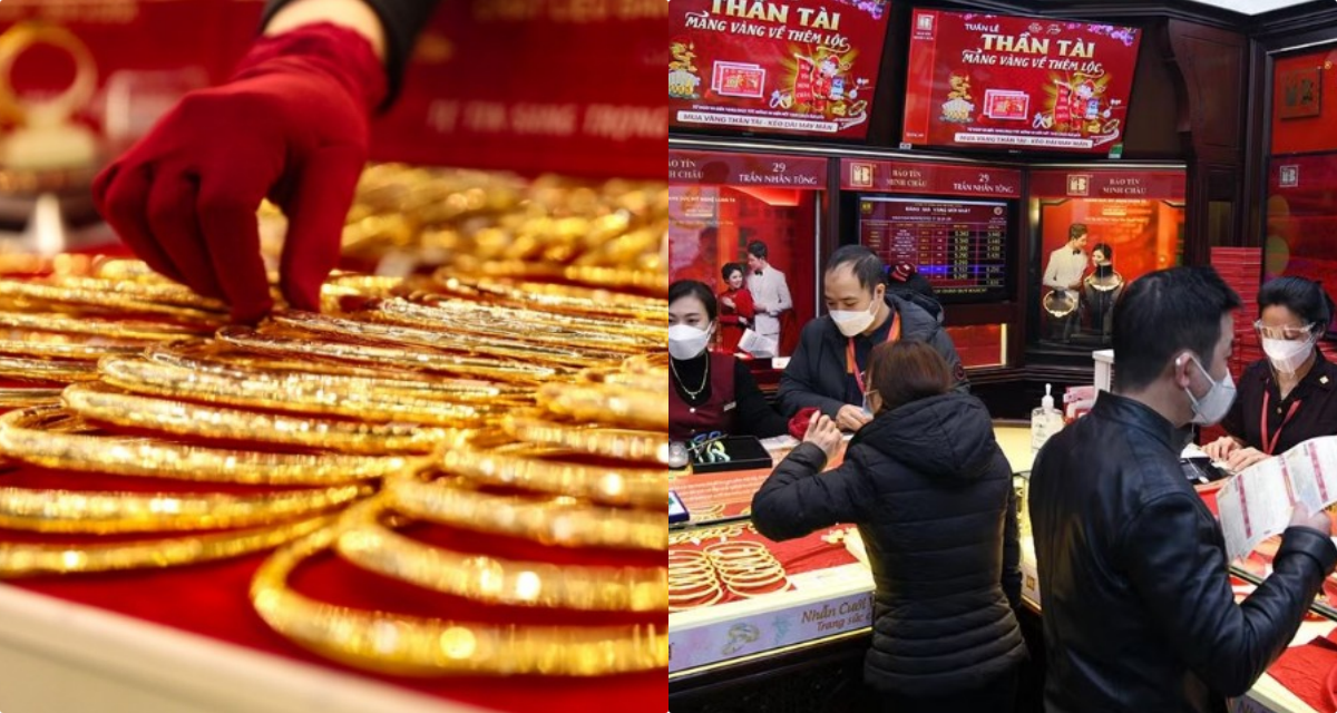 Gi&aacute; v&agrave;ng h&ocirc;m nay 24/4: Bảng gi&aacute; v&agrave;ng miếng SJC v&agrave;ng nhẫn 9999 \'tụt\' h&agrave;ng triệu đồng chỉ sau v&agrave;i giờ!