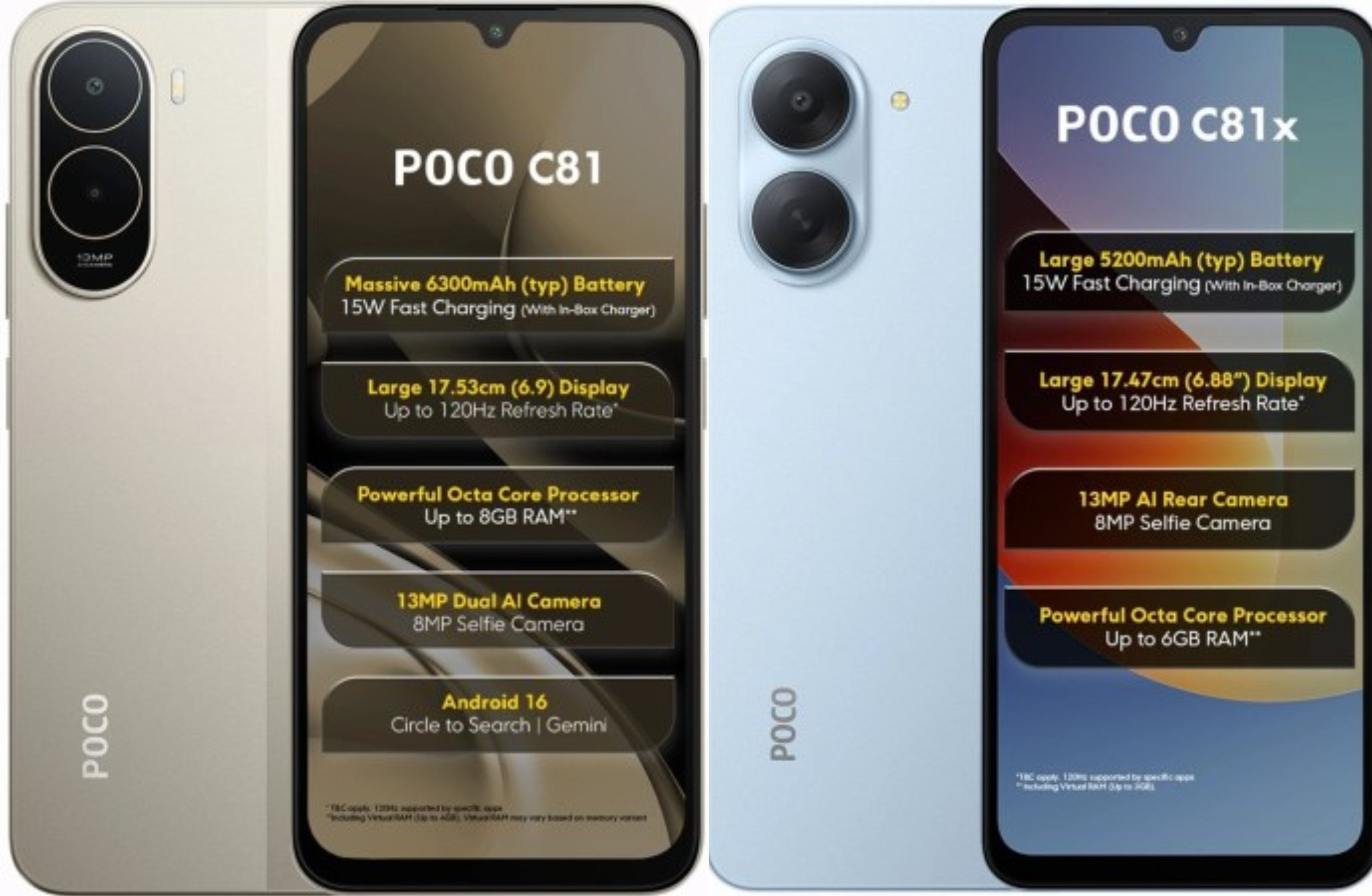 Xiaomi mở b&aacute;n bộ đ&ocirc;i vua gi&aacute; rẻ, pin tr&acirc;u 6300 mAh, c&oacute; m&agrave;n 120Hz ngang iPhone 17, xịn hơn iPhone 17e