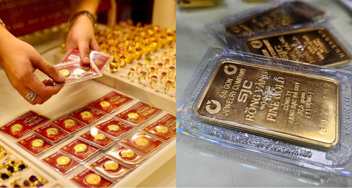 Gi&aacute; v&agrave;ng h&ocirc;m nay 24/4: V&agrave;ng SJC, v&agrave;ng nhẫn tụt thảm, mất mốc quan trọng, ch&ecirc;nh lệch mức cao