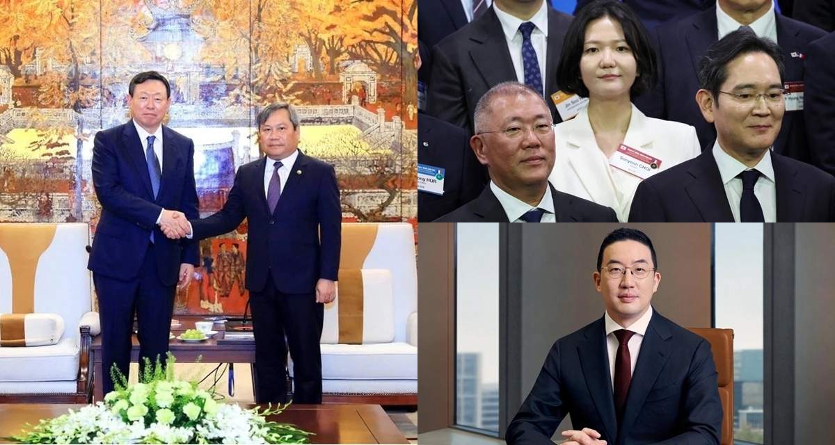 &lsquo;Tứ đại chaebol&rsquo; H&agrave;n Quốc th&aacute;p t&ugrave;ng Tổng thống Lee Jae Myung đến Việt Nam, c&oacute; đến 3 &lsquo;tr&ugrave;m c&ocirc;ng nghệ&rsquo;