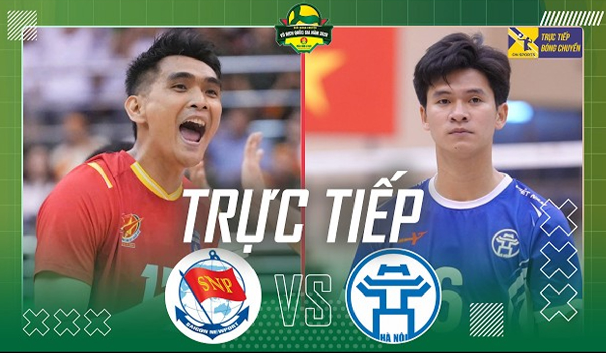 Link xem trực tiếp b&oacute;ng chuyền C&uacute;p H&ugrave;ng Vương h&ocirc;m nay 25/4 - Thể C&ocirc;ng T&acirc;n Cảng đối đầu H&agrave; Nội