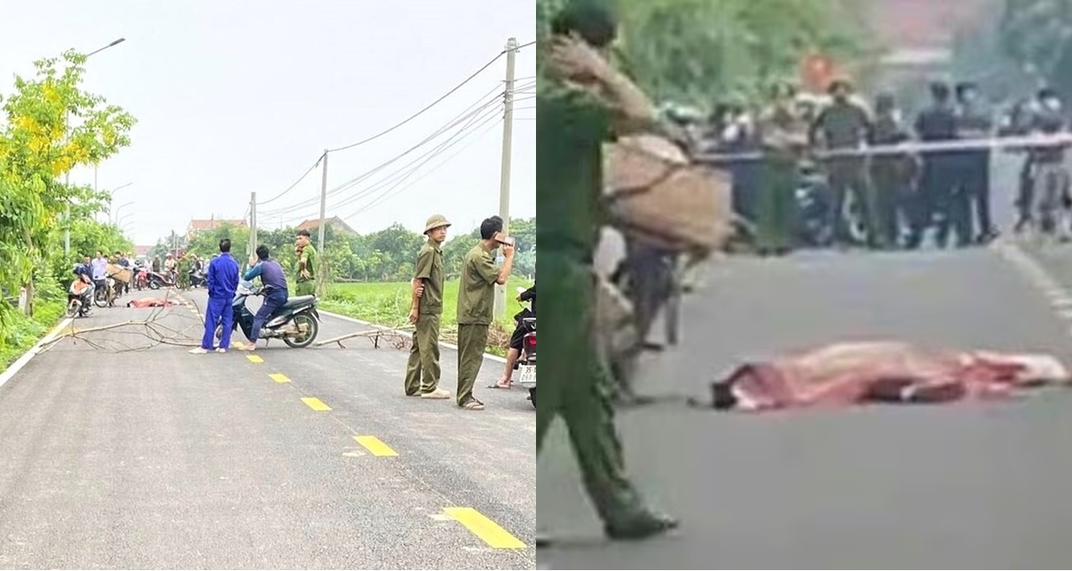 Th&ocirc;ng tin đ&aacute;ng ch&uacute; &yacute; về người phụ nữ b&aacute;n thịt lợn tử vong tr&ecirc;n đường, hiện trường nhiều bất thường