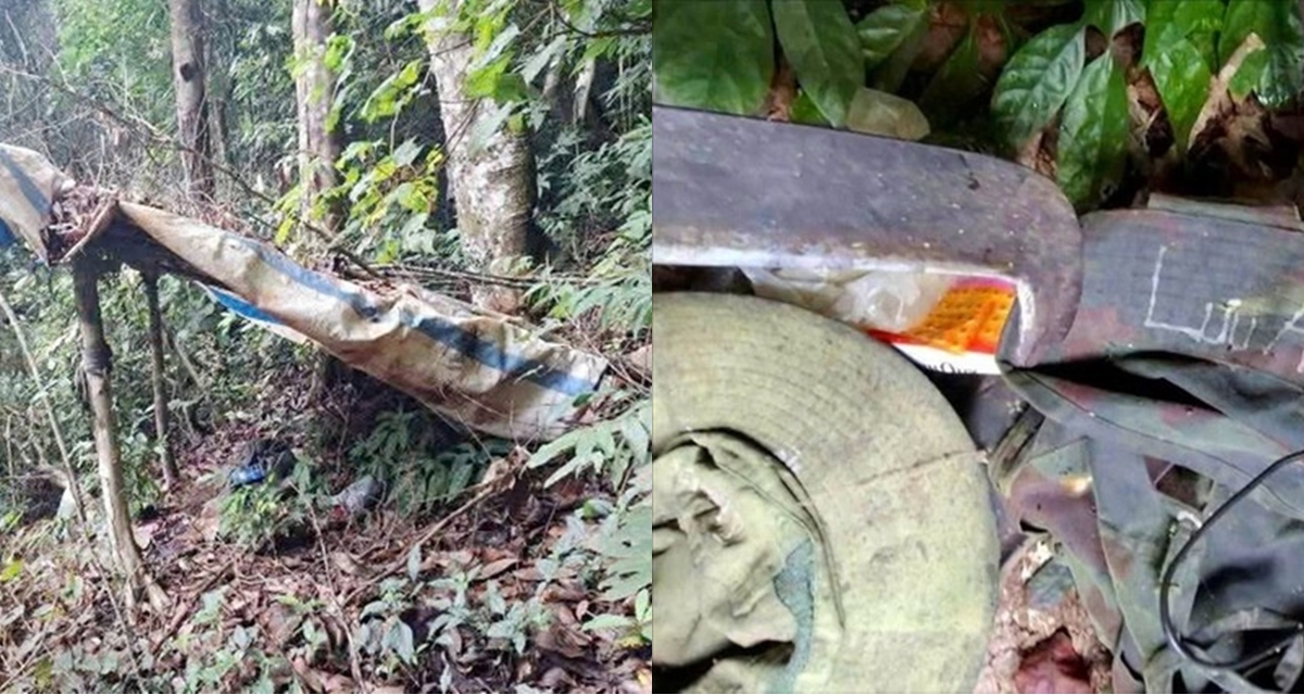 Hiện trường nơi ph&aacute;t hiện bộ xương người ở vườn quốc gia, manh mối quan trọng từ d&ograve;ng chữ tr&ecirc;n &aacute;o nạn nh&acirc;n