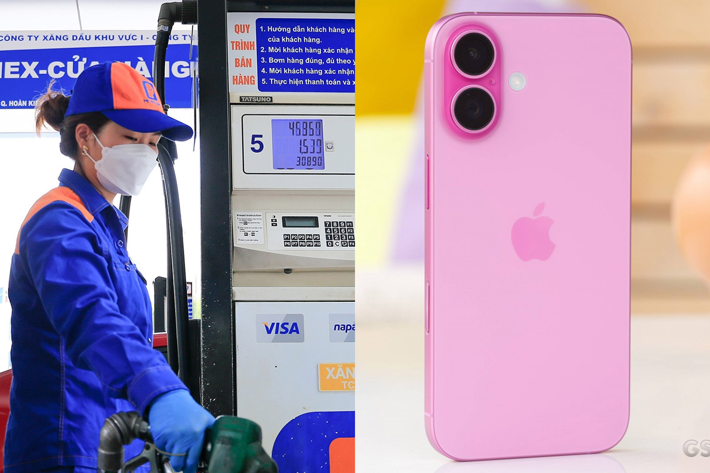 Bảng gi&aacute; xăng dầu chiều h&ocirc;m nay 27/4: Gi&aacute; xăng RON95, RON92, dầu diesel thấp nhất nhiều th&aacute;ng, gi&aacute; iPhone 16 c&oacute; rẻ kh&ocirc;ng