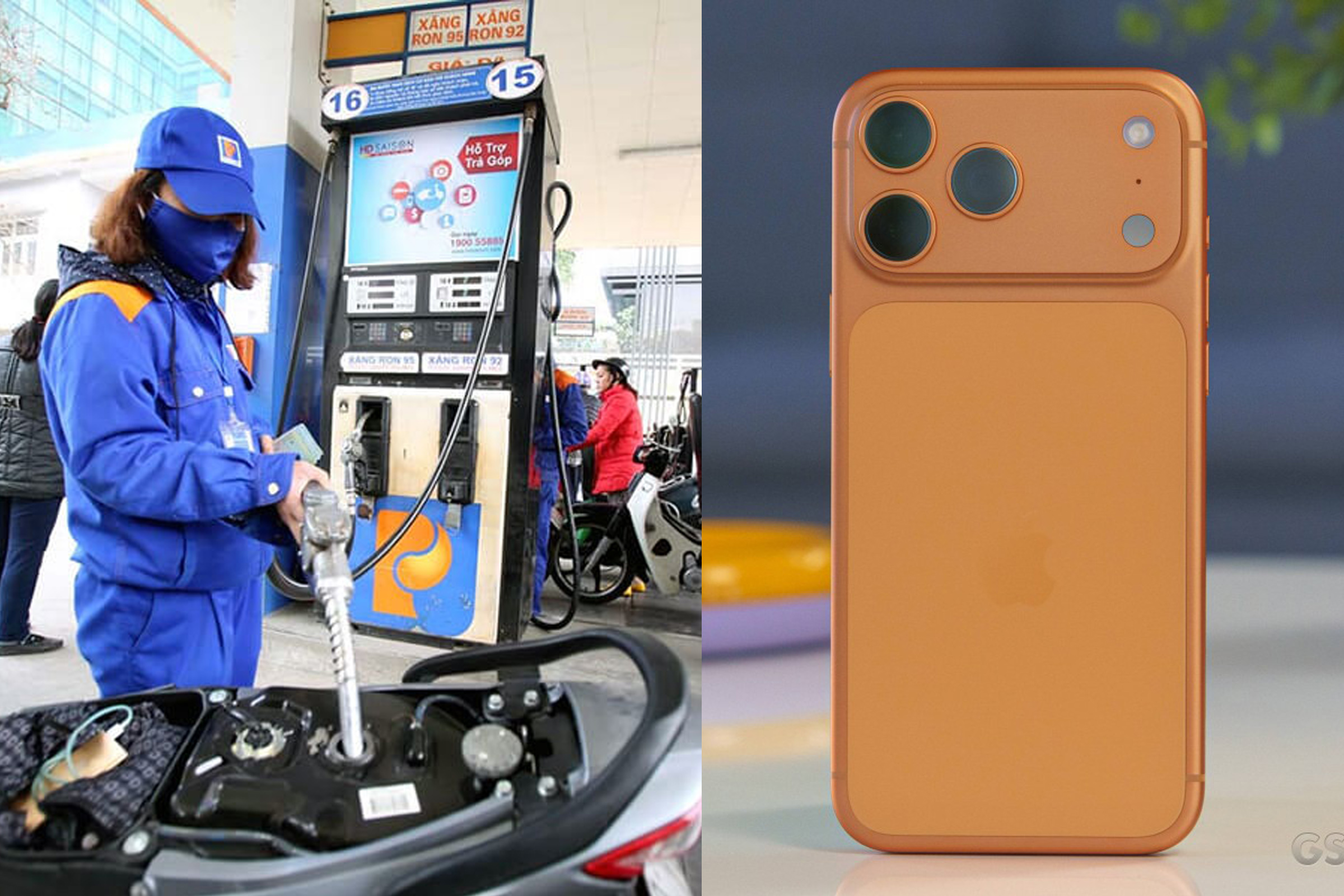 Gi&aacute; xăng dầu h&ocirc;m nay 28/4: Xăng RON95 giảm gần 11.000 đồng/l&iacute;t, xăng RON92 giảm hơn 8.200 đồng từ đỉnh, gi&aacute; iPhone 17 rẻ