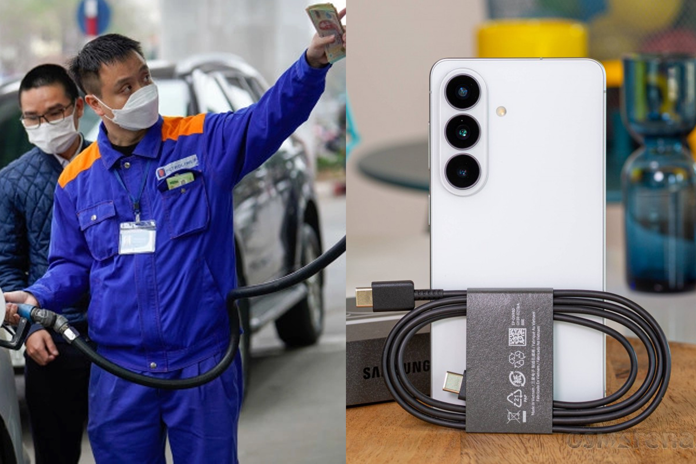 Cập nhật gi&aacute; xăng dầu tối 28/4: Xăng E5 RON92, RON95, dầu diesel rẻ nhất nhiều th&aacute;ng, gi&aacute; b&aacute;n d&ograve;ng Galaxy S26 ra sao?