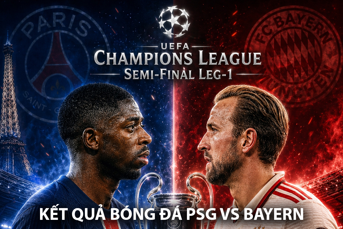 Kết quả b&oacute;ng đ&aacute; PSG vs Bayern l&uacute;c 2h00 ng&agrave;y 29/4 - Kết quả b&oacute;ng đ&aacute; C&uacute;p C1 Champions League mới nhất