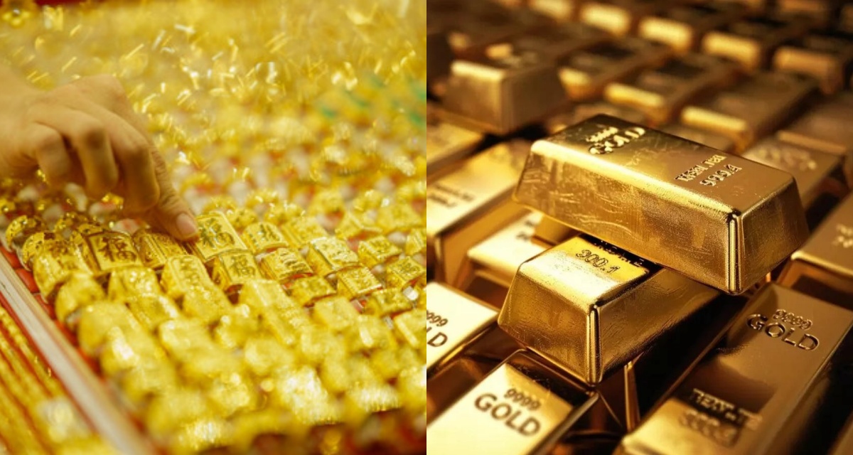 Gi&aacute; v&agrave;ng h&ocirc;m nay (trưa 28/4): V&agrave;ng SJC, nhẫn 9999 mất th&ecirc;m nhịp, ch&ecirc;nh lệch với thế giới neo gần 20 triệu đồng/lượng