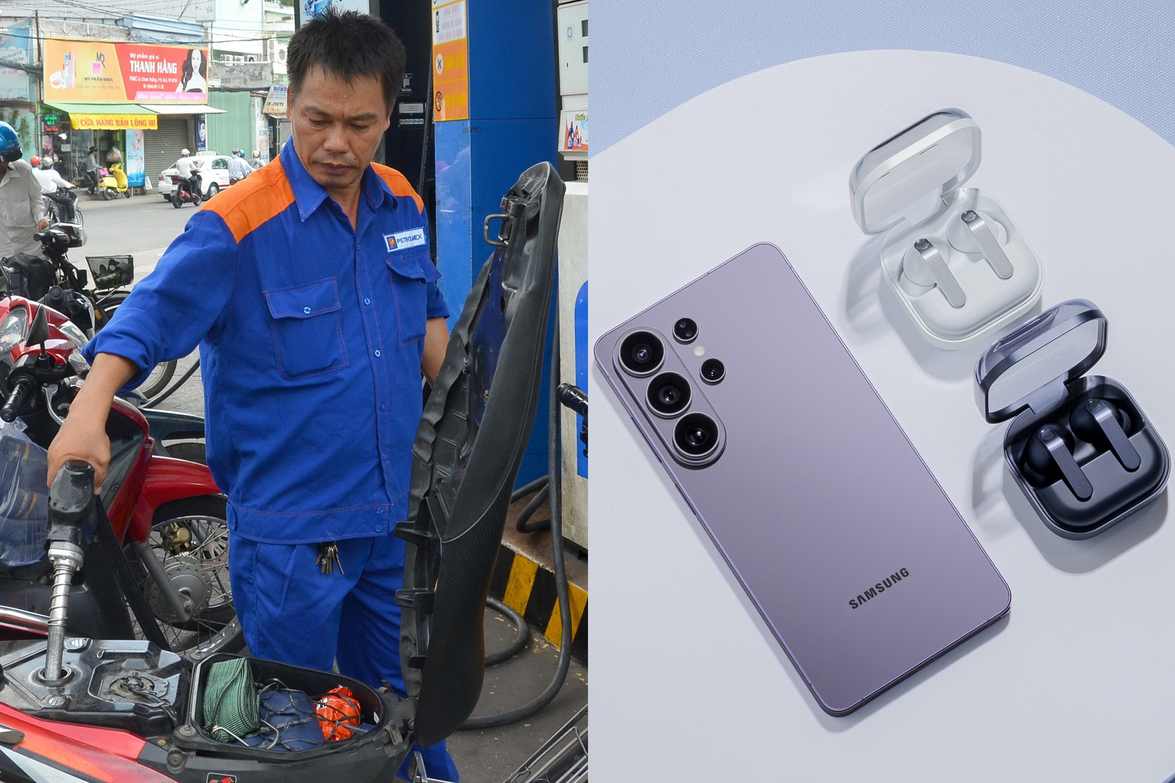 Bảng gi&aacute; xăng dầu h&ocirc;m nay 29/4: Xăng RON95 rẻ, RON92 dưới 22.000 đồng/l&iacute;t, dầu diesel rẻ, gi&aacute; điện thoại Samsung ra sao?