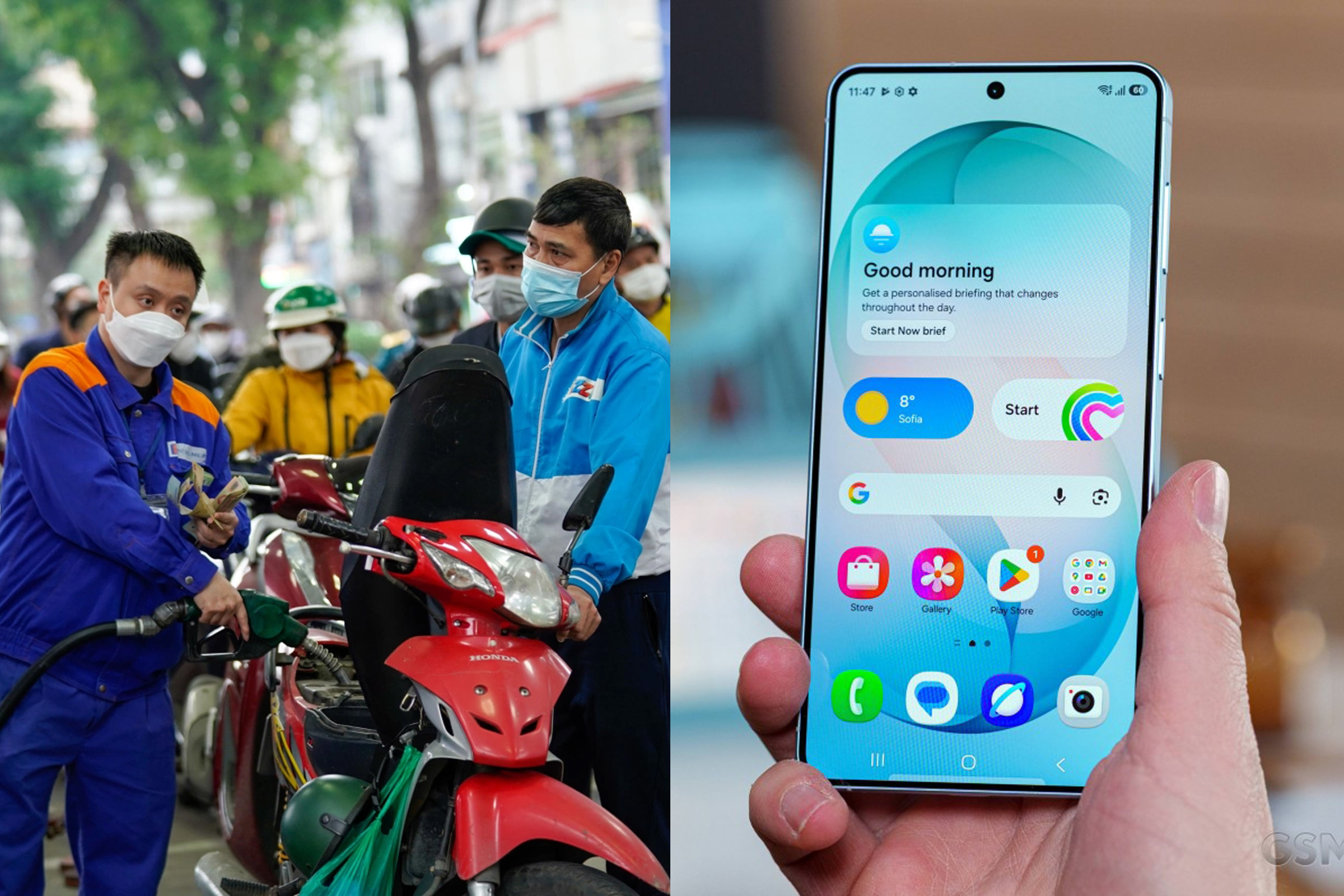 Bảng gi&aacute; xăng dầu mới nhất chiều h&ocirc;m nay 29/4: Đồng loạt bật tăng, xăng RON95 tăng gần 1.000 đồng/l&iacute;t, gi&aacute; Galaxy S26 rẻ