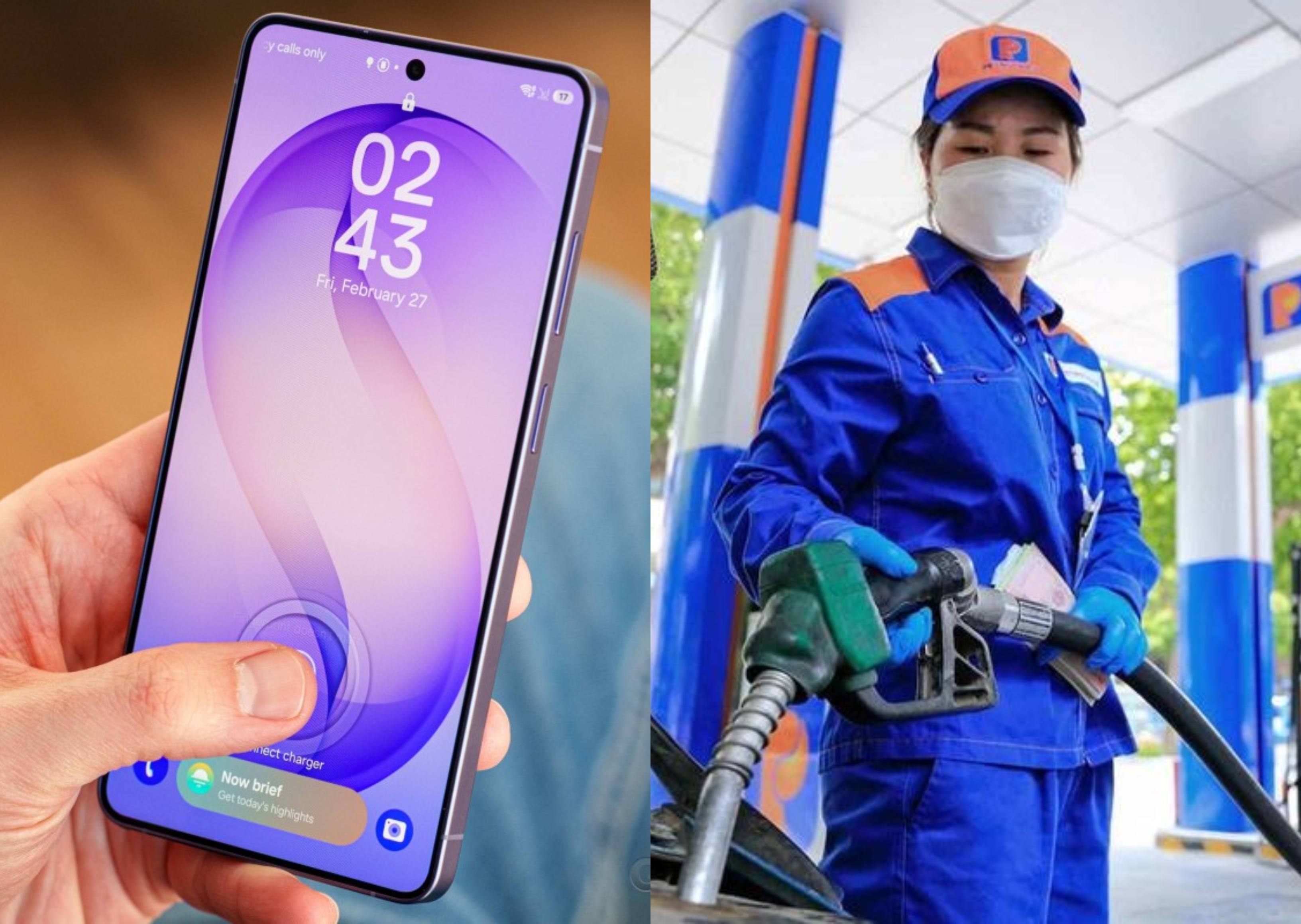 Bảng gi&aacute; xăng dầu h&ocirc;m nay trưa 29/4: RON95, RON92 giảm kịch s&agrave;n, Galaxy S26 Ultra giảm hơn 6 triệu