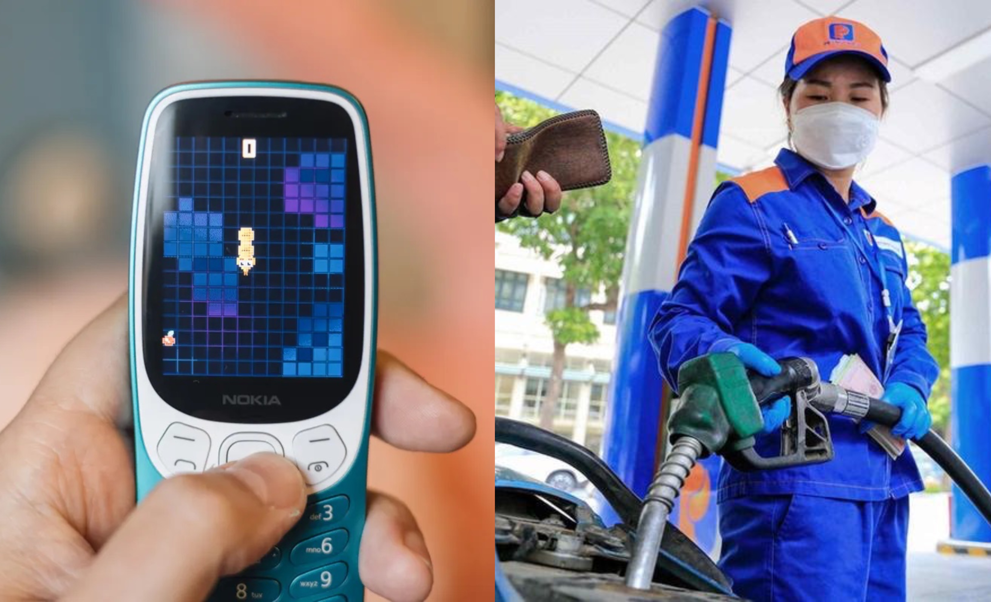 Bảng gi&aacute; xăng dầu s&aacute;ng nay 30/4: Xăng RON 92 thấp hơn đỉnh 8.488 đồng, điện thoại Nokia rẻ như cho