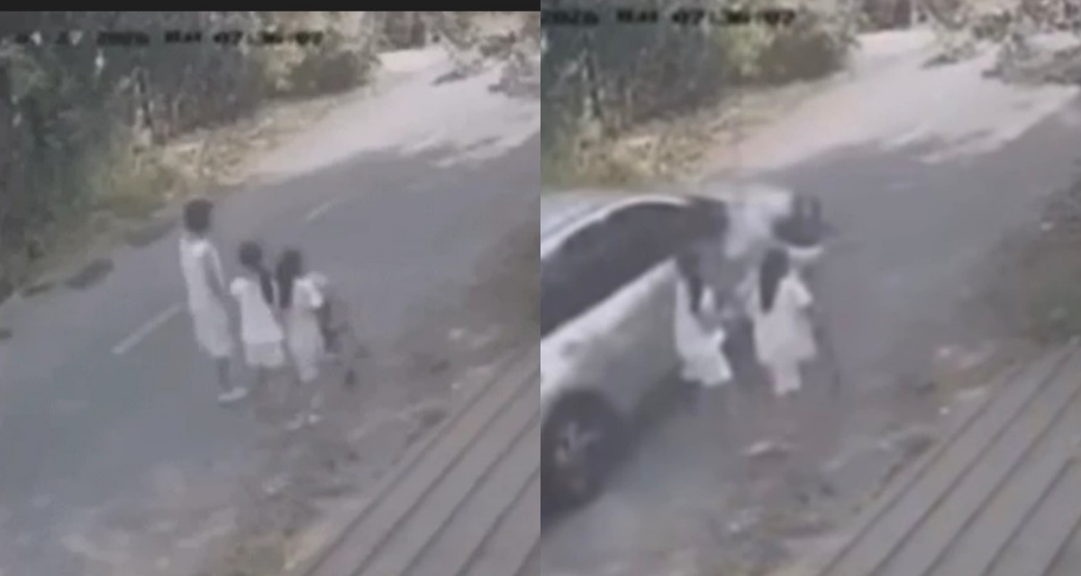 Camera ghi lại khoảnh khắc &ocirc; t&ocirc; lao như bay, t&ocirc;ng tử vong người phụ nữ đang đi bộ c&ugrave;ng 3 trẻ em ở TP HCM