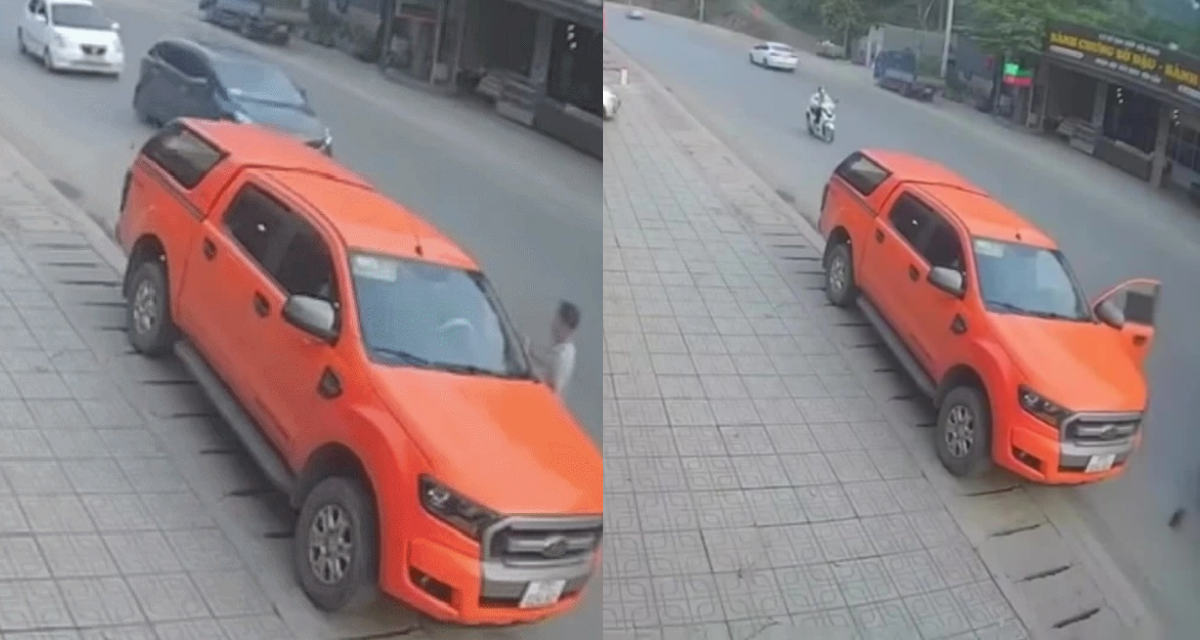 &Ocirc; t&ocirc; vượt phải t&ocirc;ng văng t&agrave;i xế đang mở cửa xe ở Th&aacute;i Nguy&ecirc;n: Ai l&agrave; người sai? 