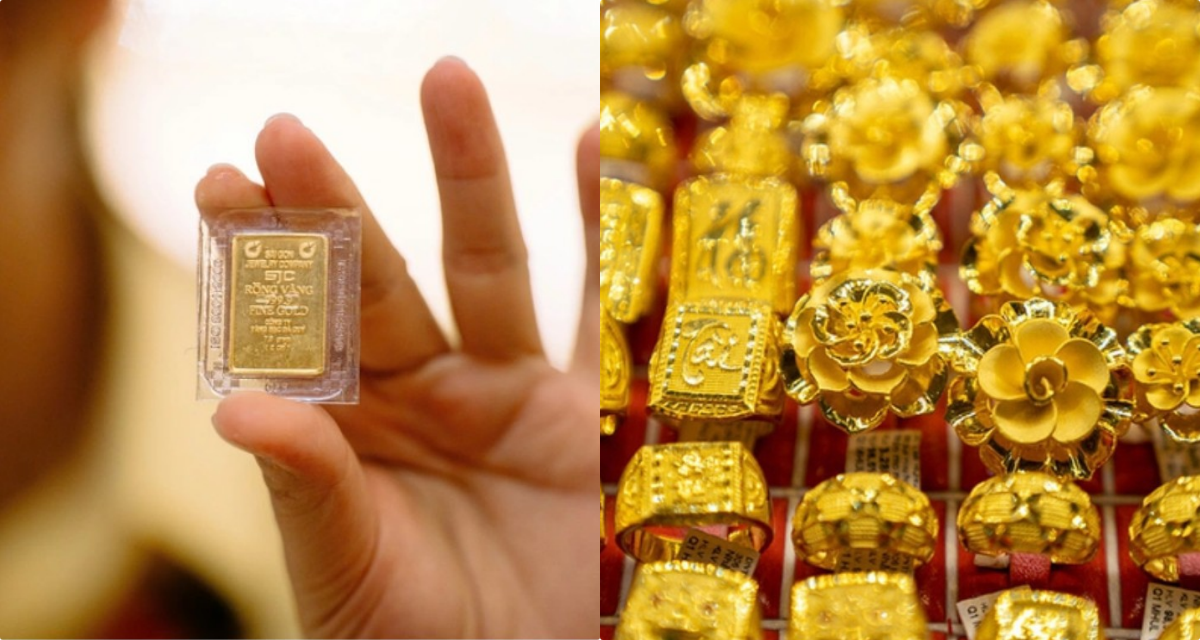 Gi&aacute; v&agrave;ng h&ocirc;m nay 30/4: Bảng gi&aacute; v&agrave;ng miếng SJC nhẫn 9999 lại giảm, thị trường điều chỉnh mạnh nhất từ đỉnh