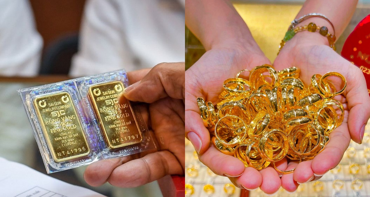 Gi&aacute; v&agrave;ng h&ocirc;m nay 30/4: V&agrave;ng SJC, nhẫn 9999 lệch 21 triệu so với gi&aacute; thế giới, mỗi lượng bay ngay chiếc xe m&aacute;y điện