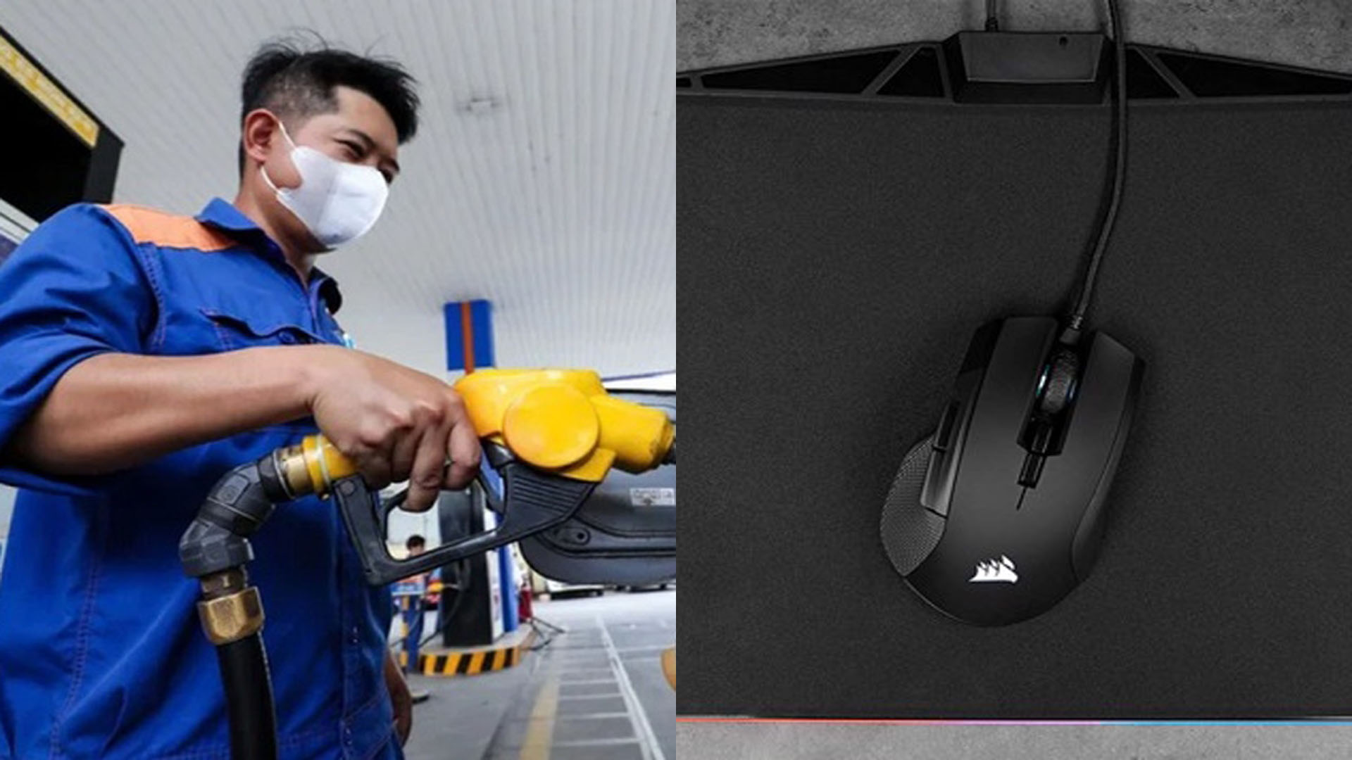 Bảng gi&aacute; xăng dầu trưa 1/5: Xăng RON95 vượt mốc 23.000đ/l&iacute;t, dầu tăng nhẹ, gi&aacute; chuột gaming Corsair ra sao?