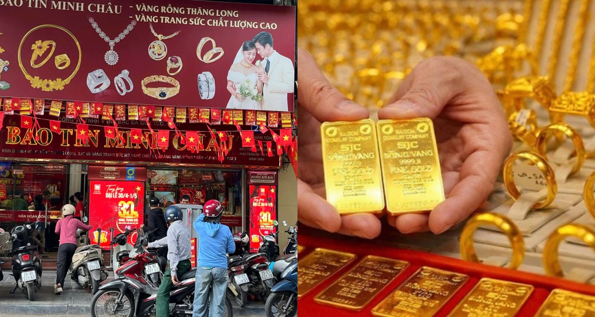 Gi&aacute; v&agrave;ng h&ocirc;m nay (chiều 1/5): V&agrave;ng SJC, nhẫn 9999 biến động, d&acirc;n ồ ạt gom h&agrave;ng, giao dịch mua b&aacute;n thay đổi 