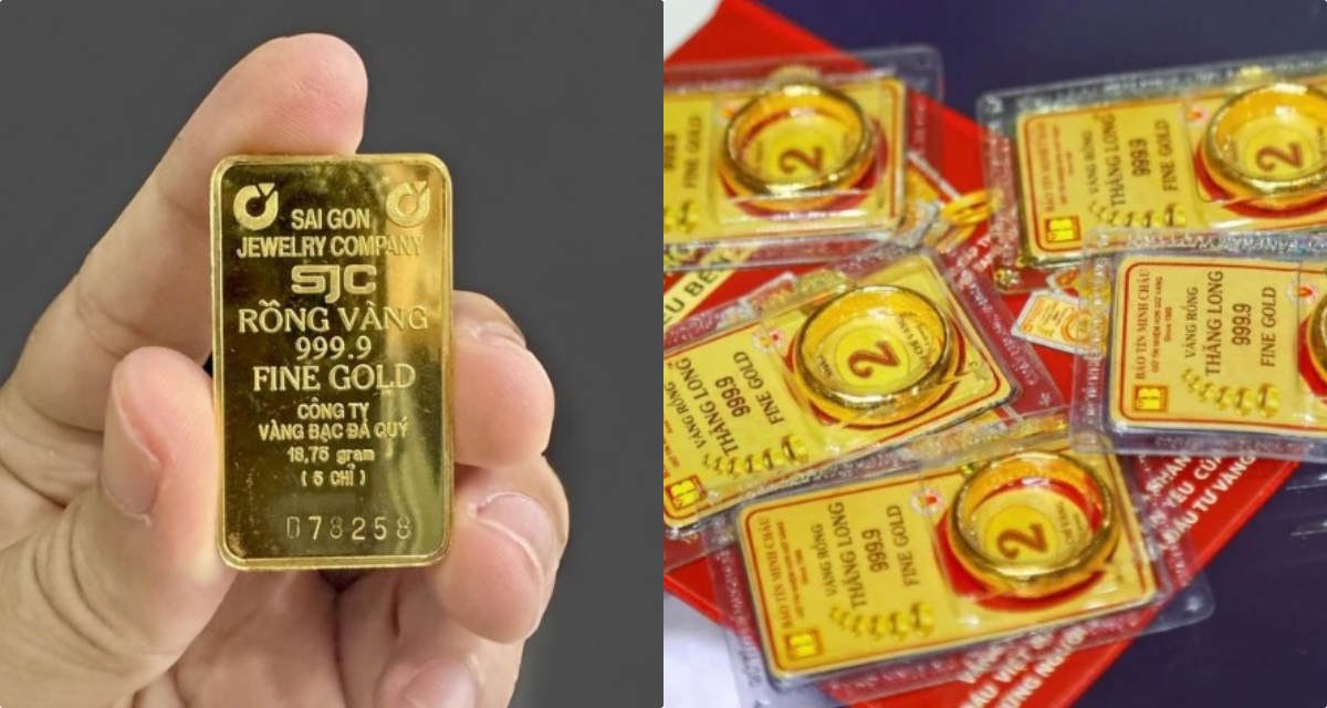 Gi&aacute; v&agrave;ng h&ocirc;m nay 1/5: Bảng gi&aacute; v&agrave;ng miếng SJC nhẫn 9999 lội ngược d&ograve;ng \'tăng &aacute;c\', thế giới giằng co