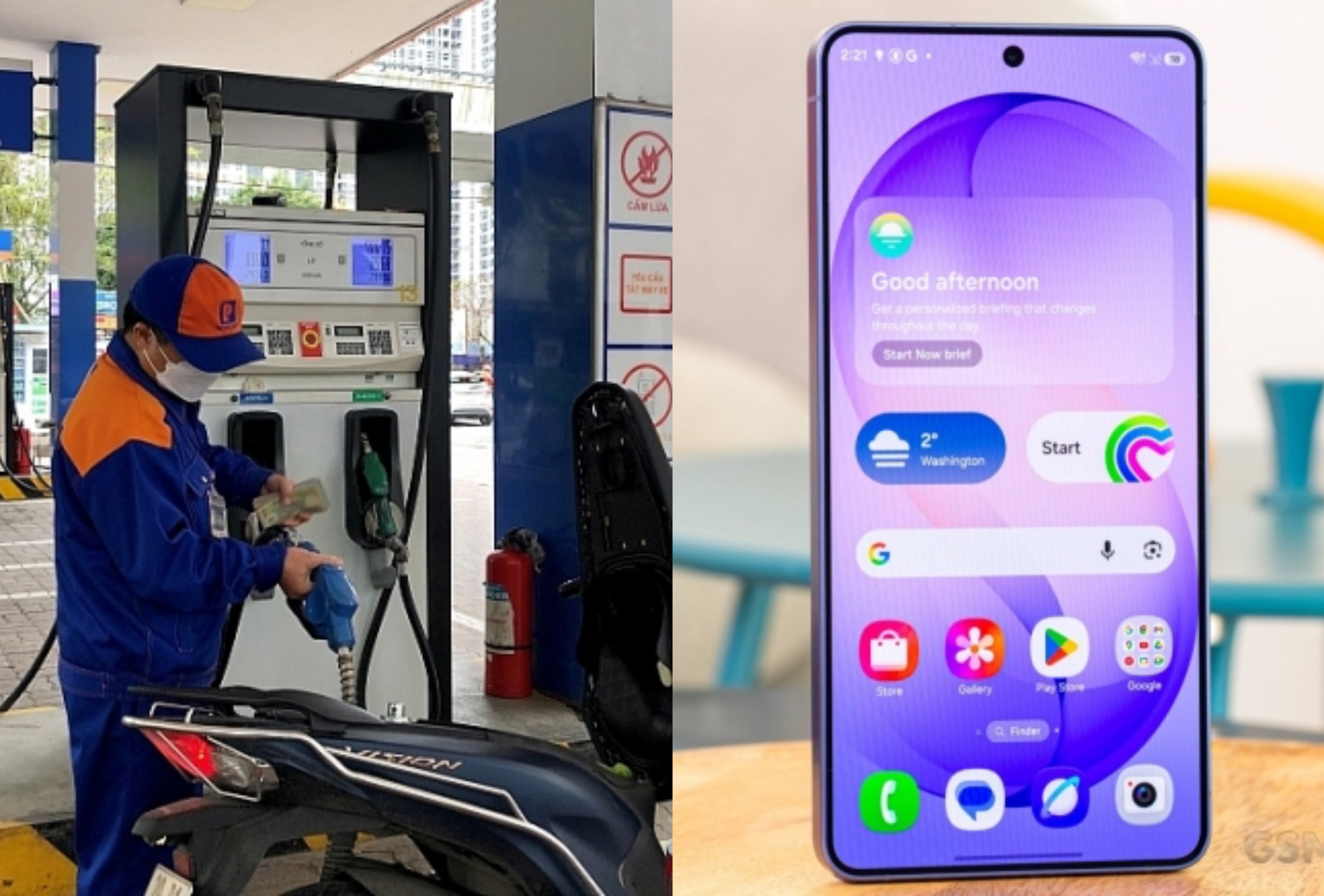 Bảng gi&aacute; xăng dầu h&ocirc;m nay 2/5: Xăng RON95, RON92, dầu Diesel rẻ hơn đầu th&aacute;ng 4, điện thoại Samsung rẻ b&egrave;o