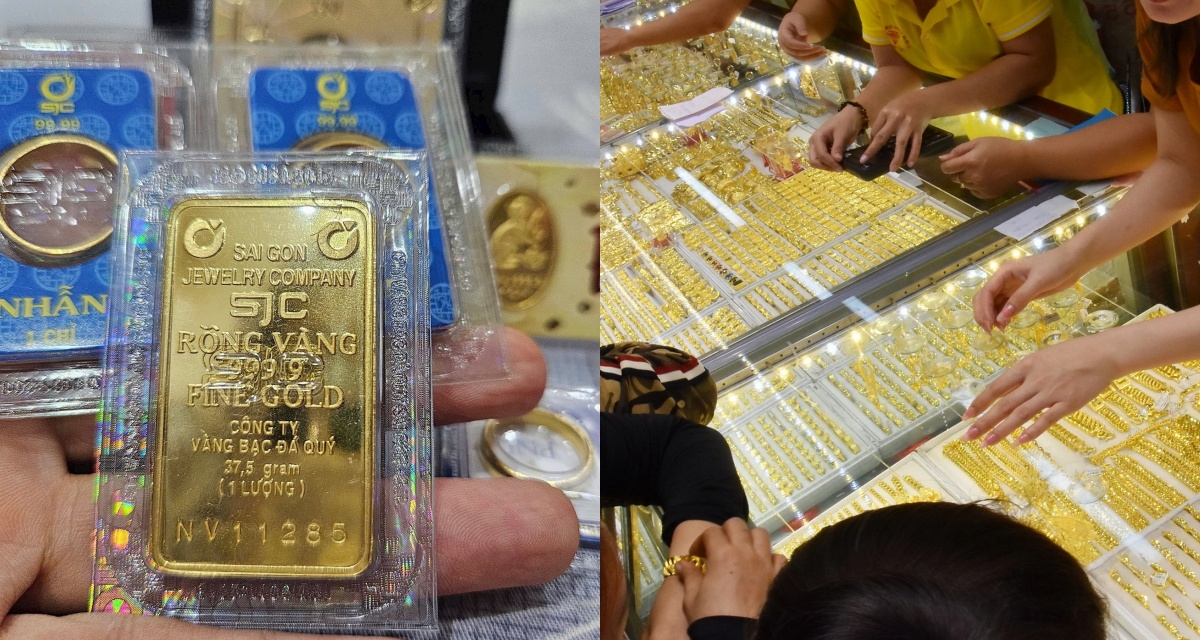 Gi&aacute; v&agrave;ng h&ocirc;m nay (chốt phi&ecirc;n 1/5): V&agrave;ng SJS, nhẫn 9999 neo cao, thế giới sụt giảm, kịch bản mới dần lộ diện