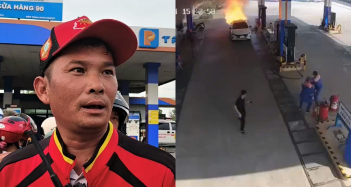 Vụ ch&aacute;y &ocirc; t&ocirc; tại c&acirc;y xăng: Đội trưởng SOS kể khoảnh khắc đau x&oacute;t ph&aacute;t hiện 2 thiếu ni&ecirc;n tử vong sau khi dập lửa xong