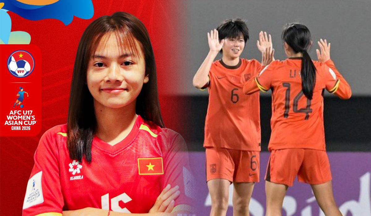 Lịch ph&aacute;t s&oacute;ng trực tiếp b&oacute;ng đ&aacute; U17 Việt Nam vs U17 Trung Quốc - VCK U17 nữ ch&acirc;u &Aacute; 2026