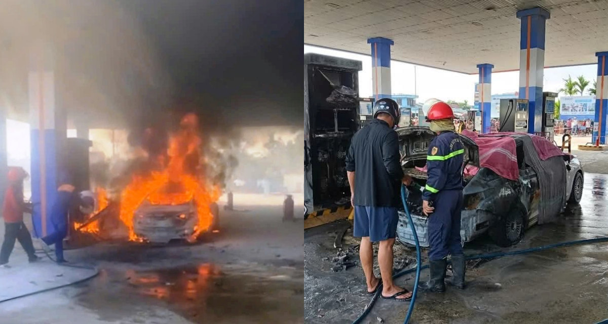 H&eacute; lộ danh t&iacute;nh t&agrave;i xế v&agrave; nạn nh&acirc;n vụ ch&aacute;y &ocirc; t&ocirc; ở c&acirc;y xăng Đ&agrave; Nẵng, người mẹ g&agrave;o kh&oacute;c cầu xin cứu con