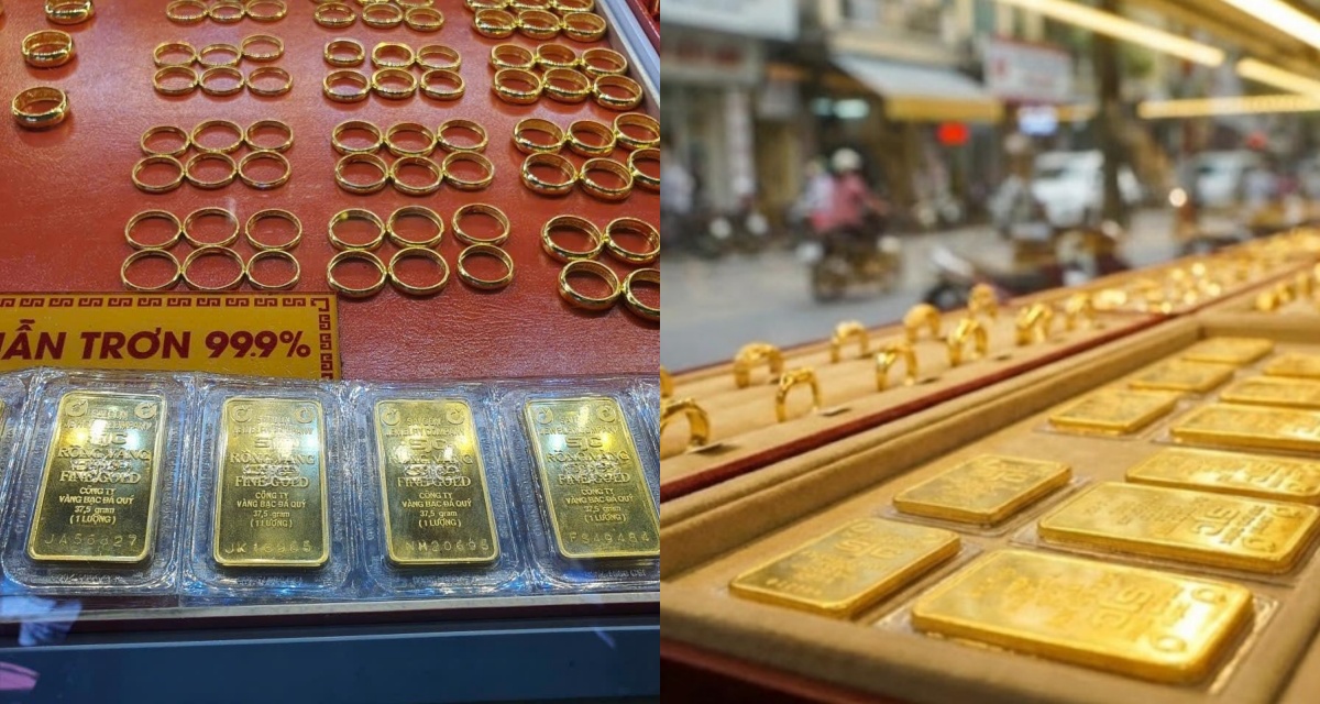 Gi&aacute; v&agrave;ng h&ocirc;m nay (chốt phi&ecirc;n 3/5): V&agrave;ng SJC, nhẫn 9999 lao dốc cuối tuần, người mua tuần trước b&aacute;n ra mất gần 6 triệu
